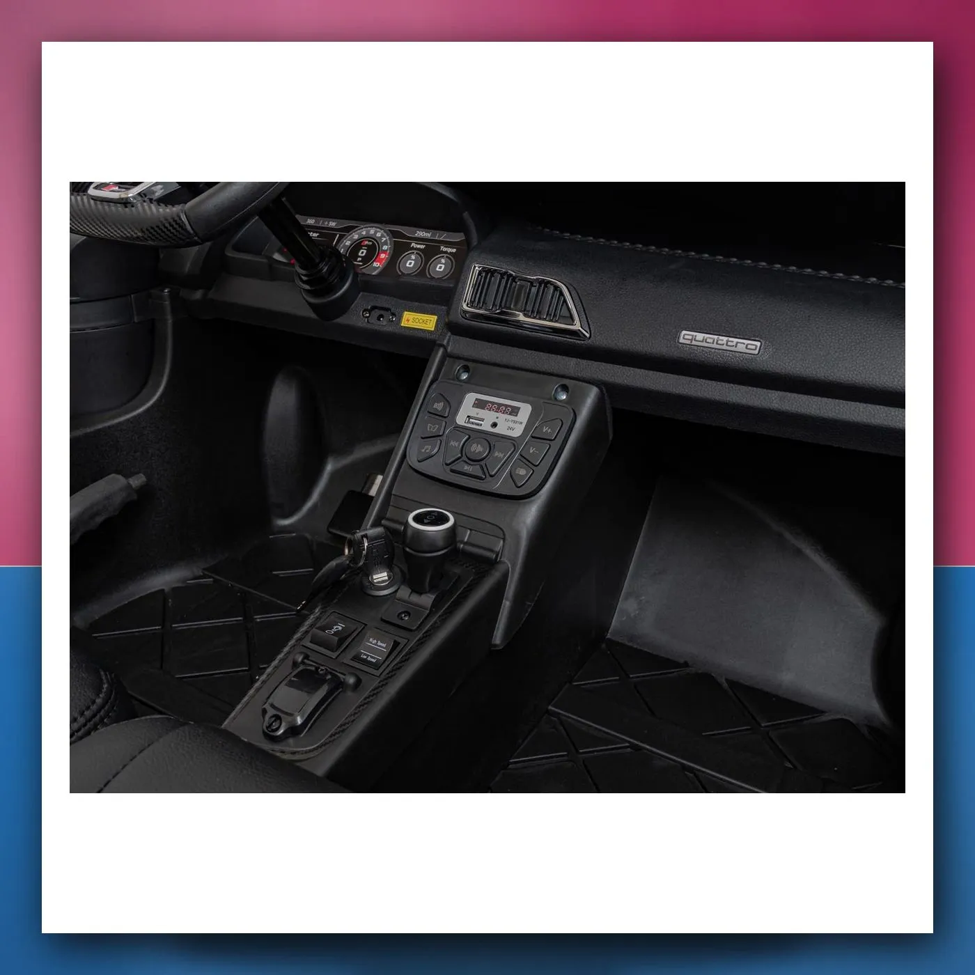 Audi Spyder R8 LIFT na akumulator, crveni