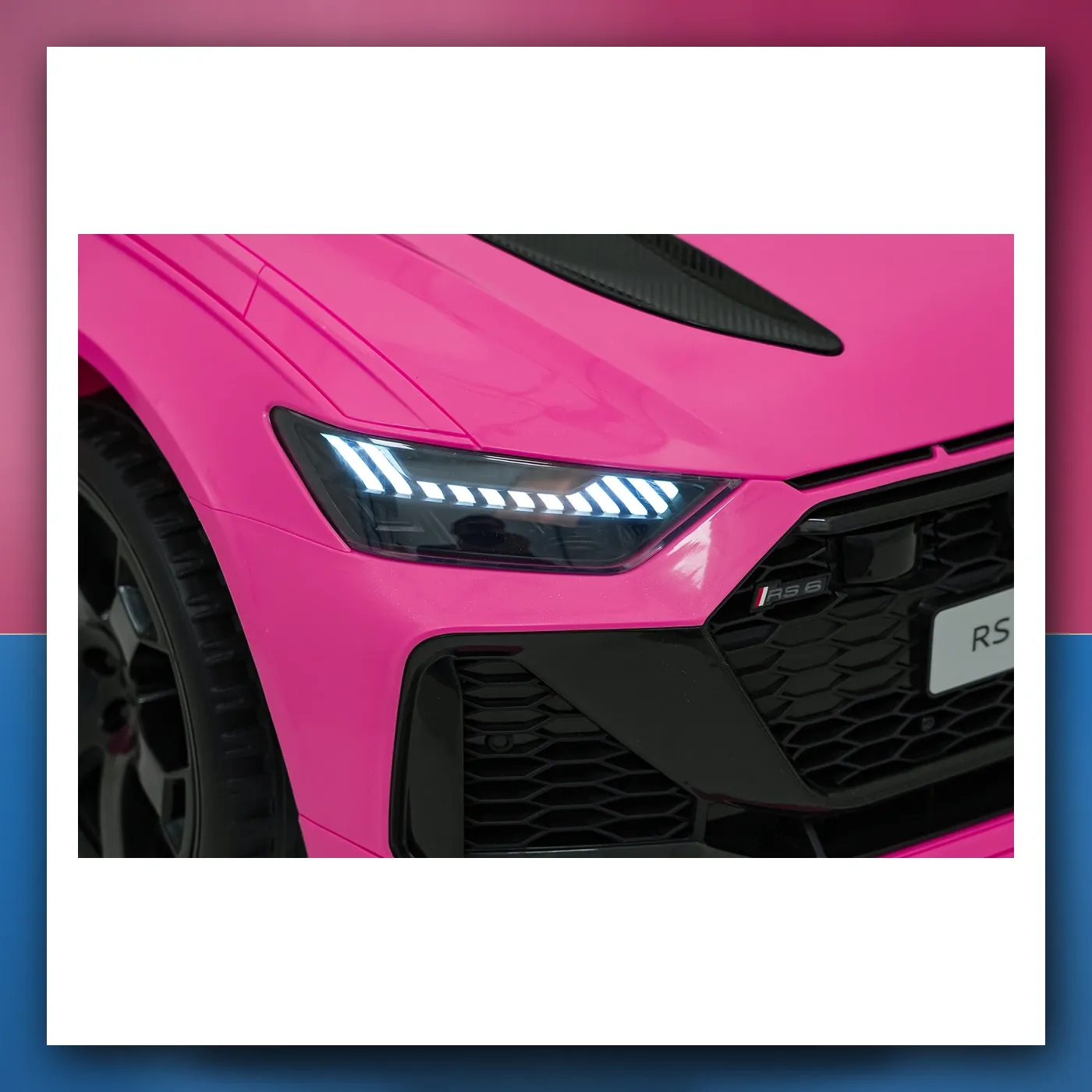 Auto na akumulator Audi RS6 Avant GT ružičasti