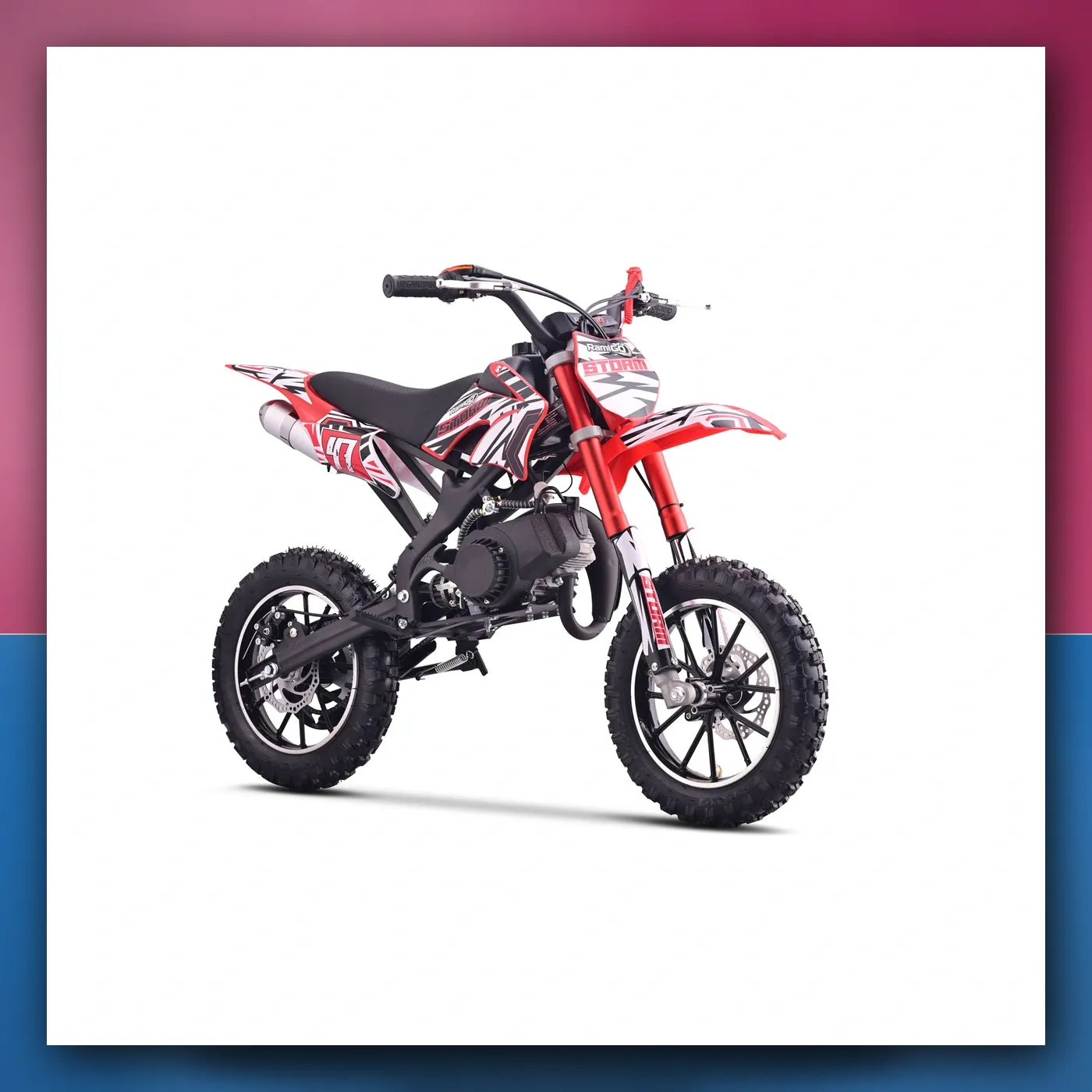 Motor na akumulator Motorni 49CC STORM crveni - slika 1