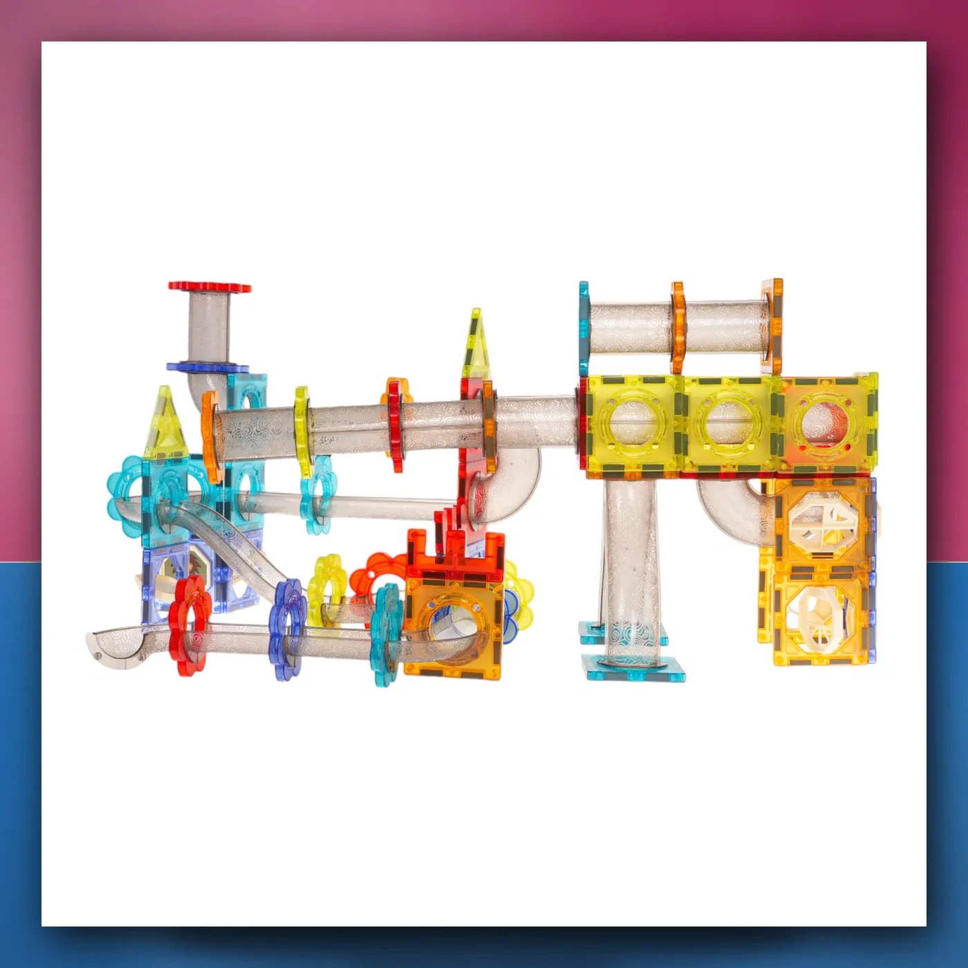 Kocke Magnetične Kuglica Sijajući set 176el. - slika 1