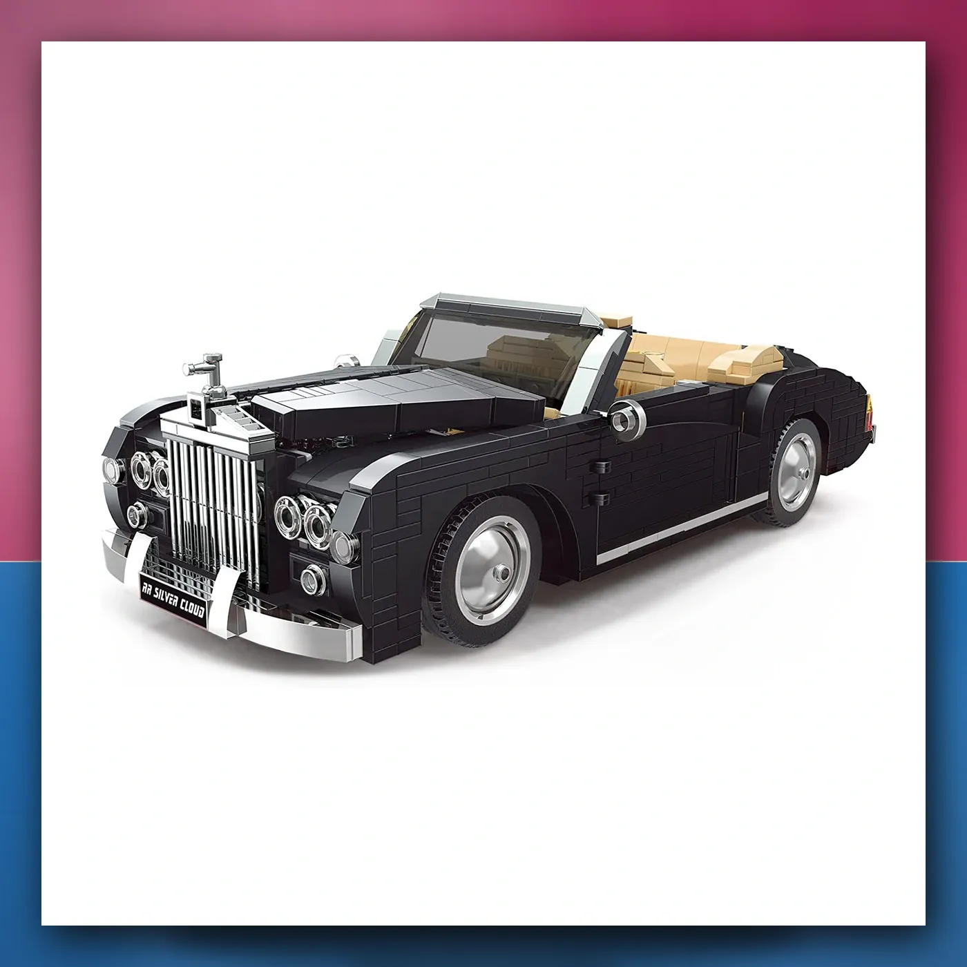 Set kockica Mali auto Retro 1096el. - slika 1