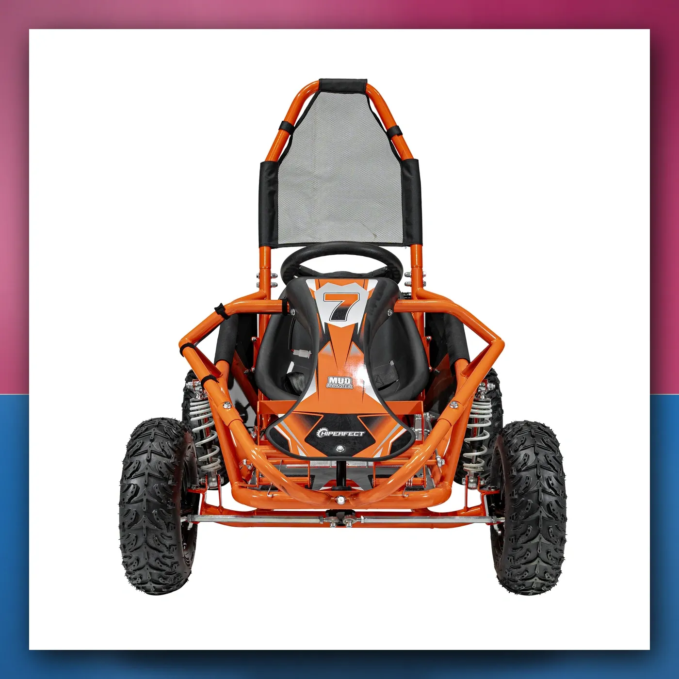 Auto na akumulator Gokart Motorni BLATO MONSTER narančasti - slika 1