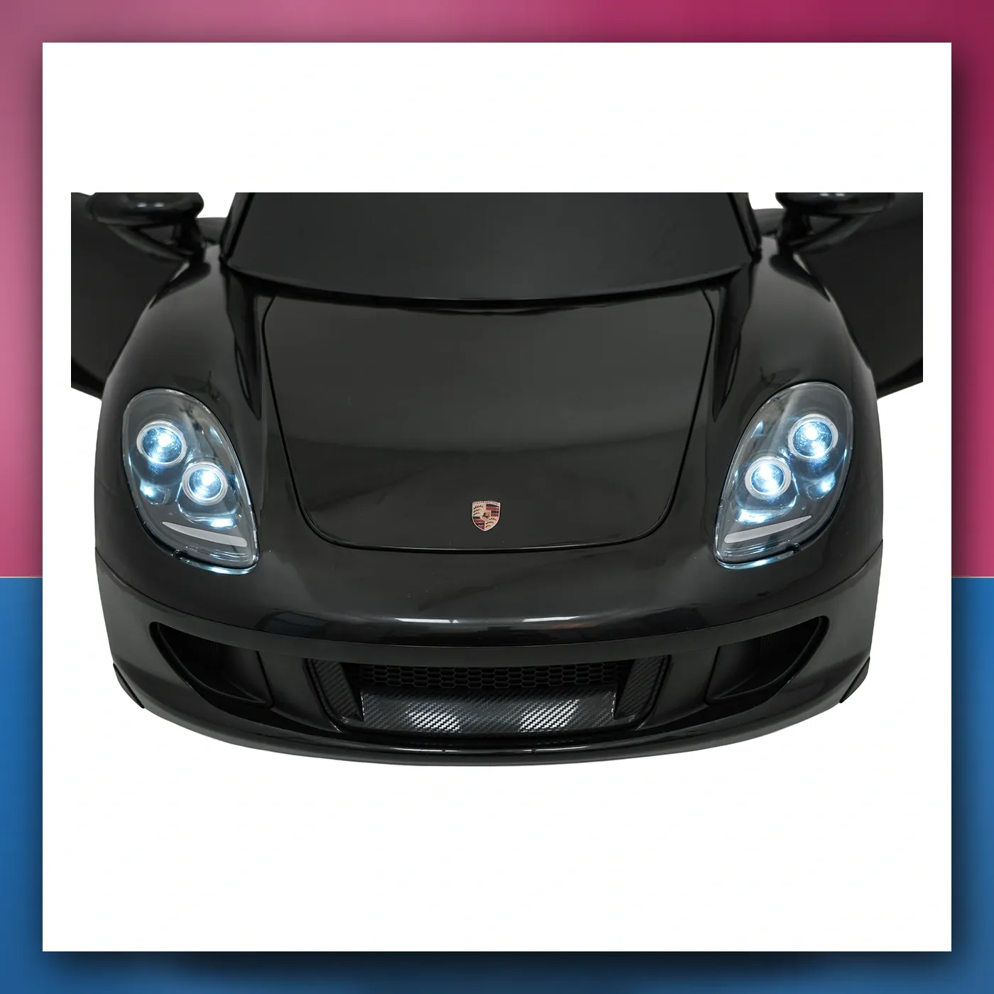 Auto na akumulator Porsche 911 Carrera crni - slika 1