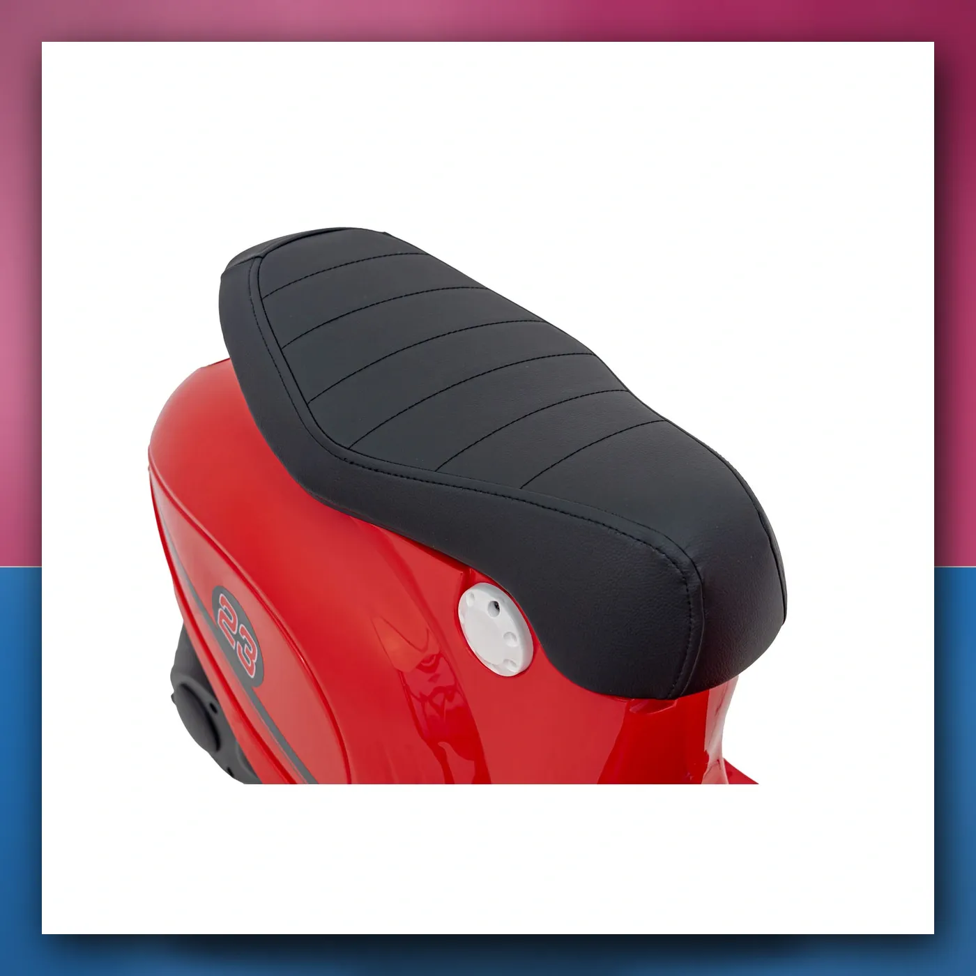 Auto na akumulator Skuter Retro 23 crveni - slika 1
