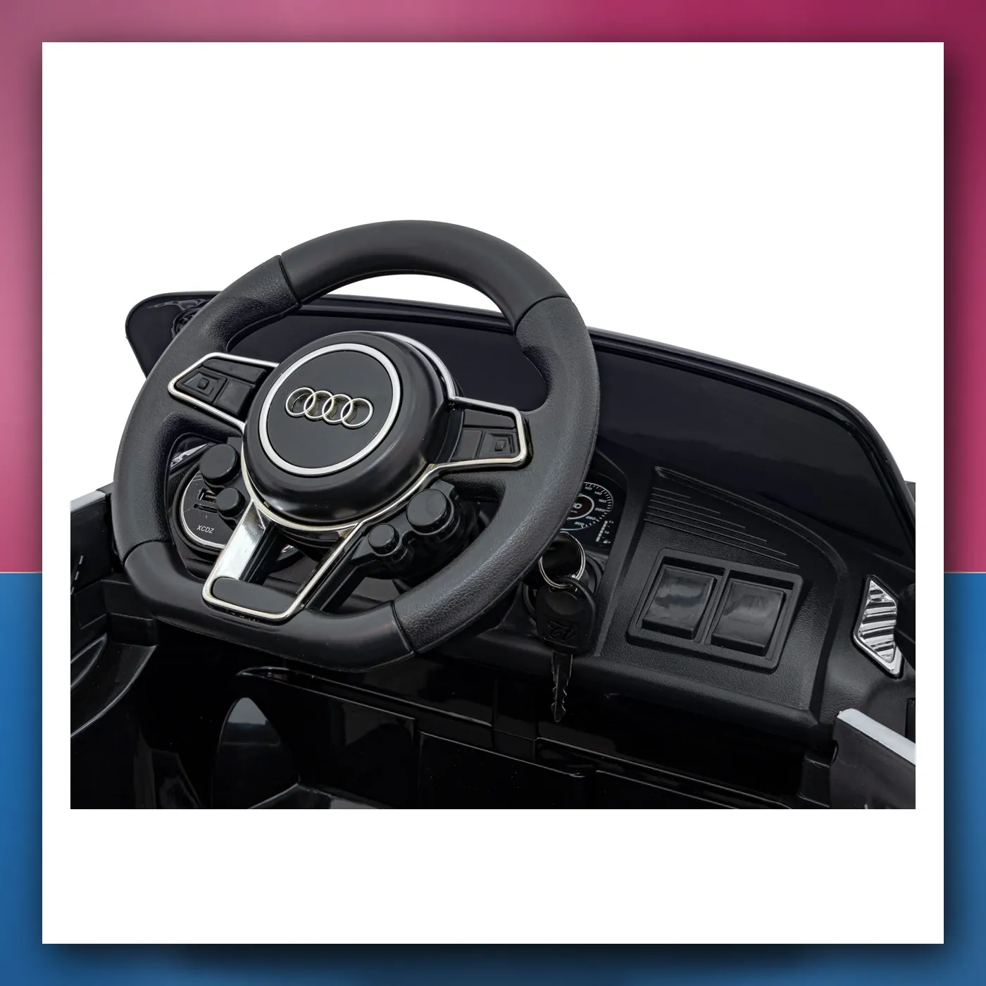 Audi R8 Policija na akumulator za djecu - + Daljinski upravljač + EVA + Lagani Start + MP3 + LED - slika 1