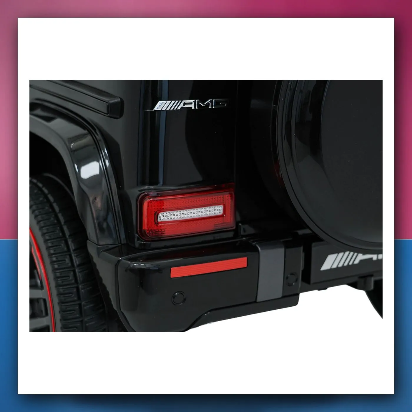 Auto na akumulator Mercedes G63 AMG LIFT crni - slika 1