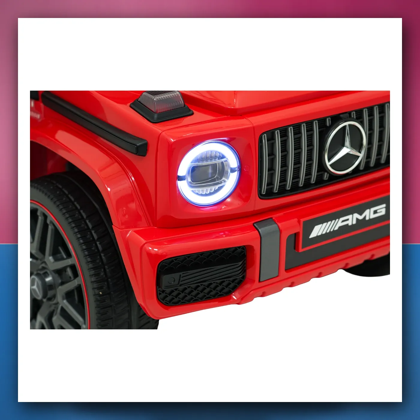 Auto na akumulator Mercedes G63 AMG LIFT crveni - slika 1