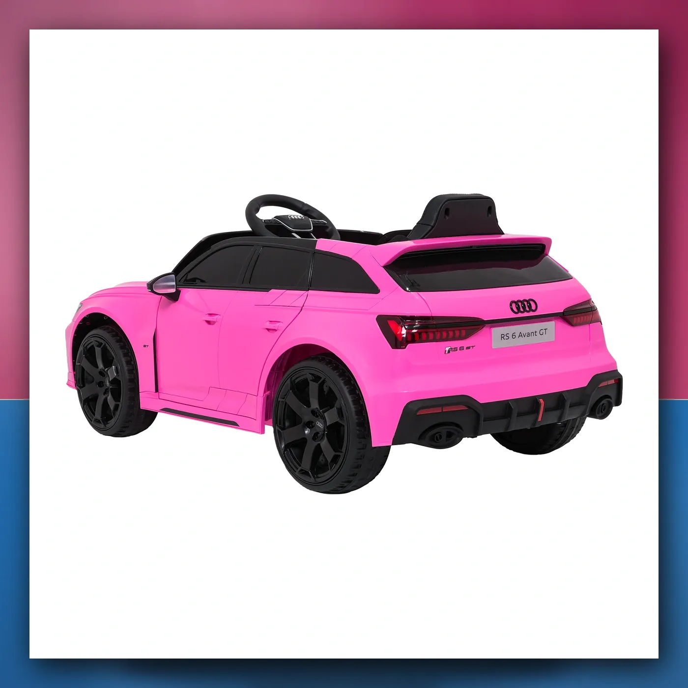 Auto na akumulator Audi RS6 Avant GT ružičasti
