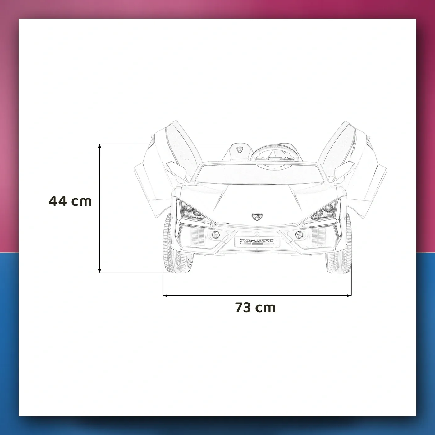 Auto na akumulator Lamborghini Revuelto XL zeleni - slika 1