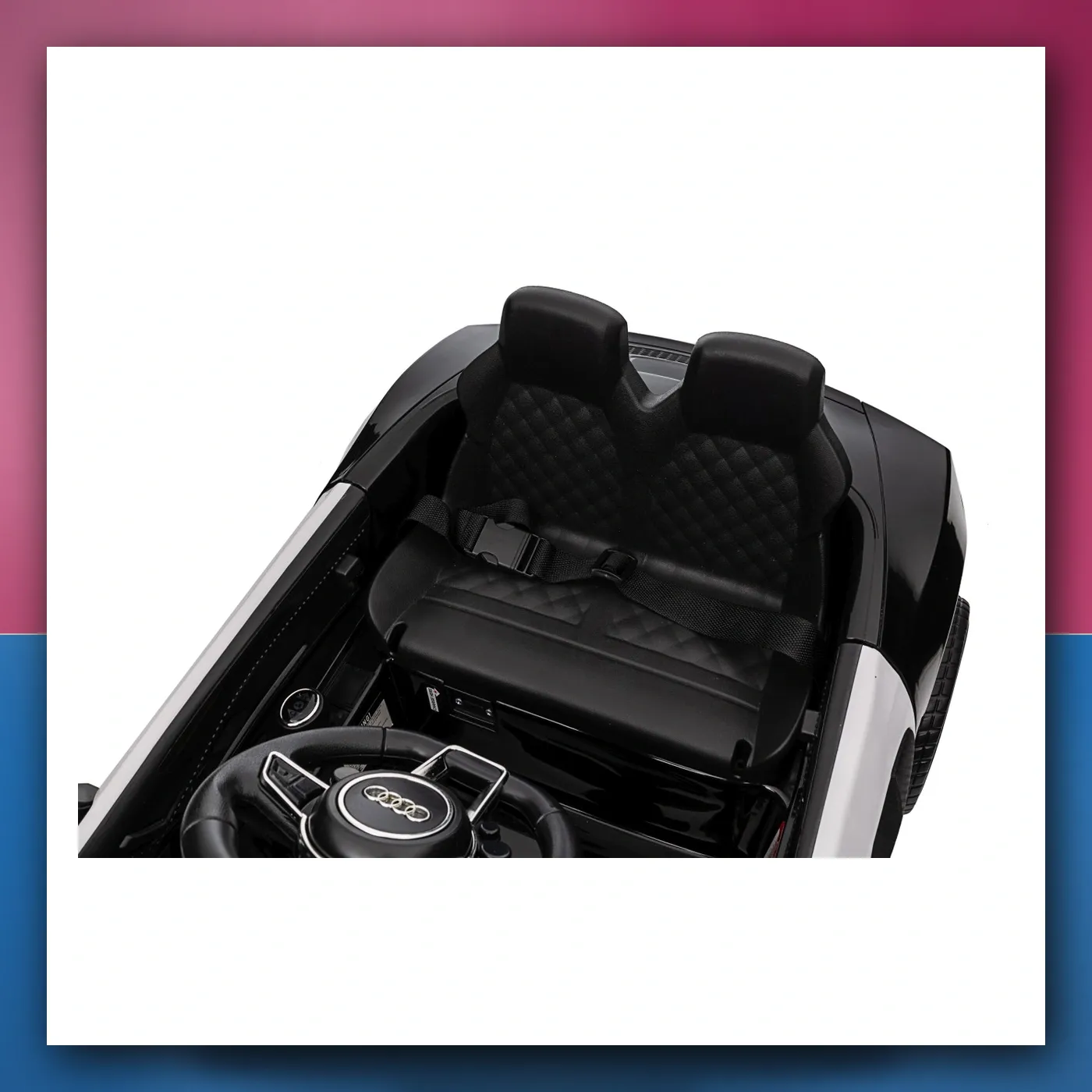 Audi R8 Policija na akumulator za djecu - + Daljinski upravljač + EVA + Lagani Start + MP3 + LED - slika 1
