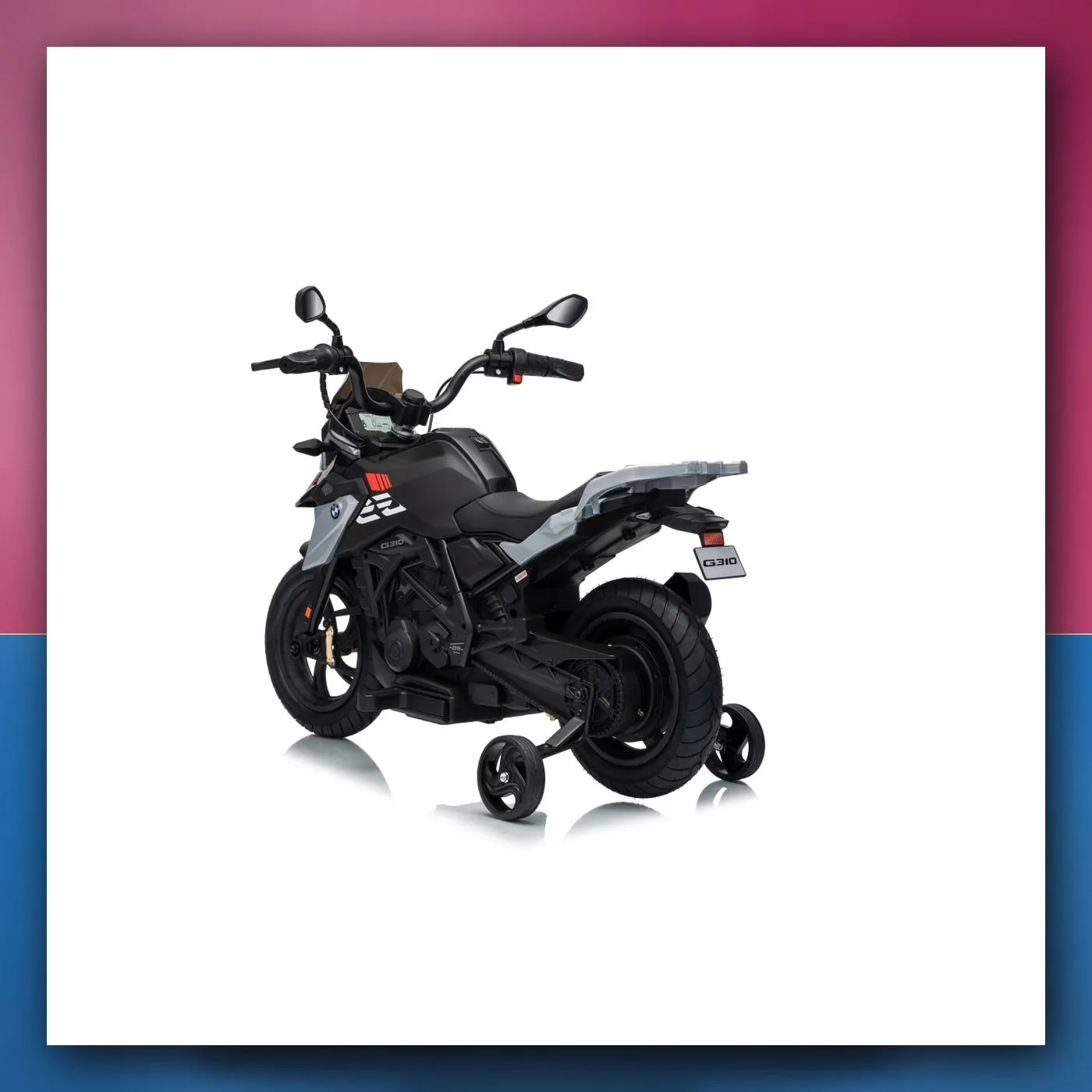 Motocikl na akumulator BMW G310GS crni - slika 1