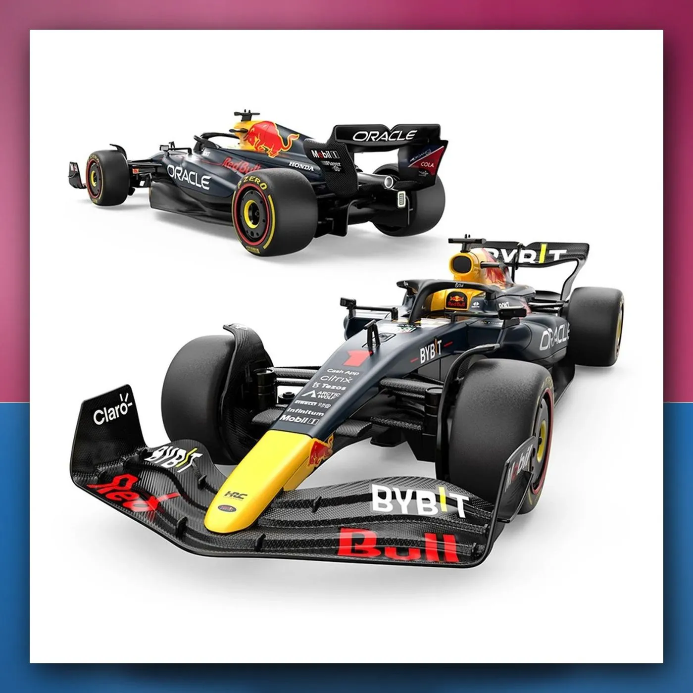 Bolid na daljinsko upravljanje Red Bull F1 RB19 Body Kit 1:16 plavi RASTAR
