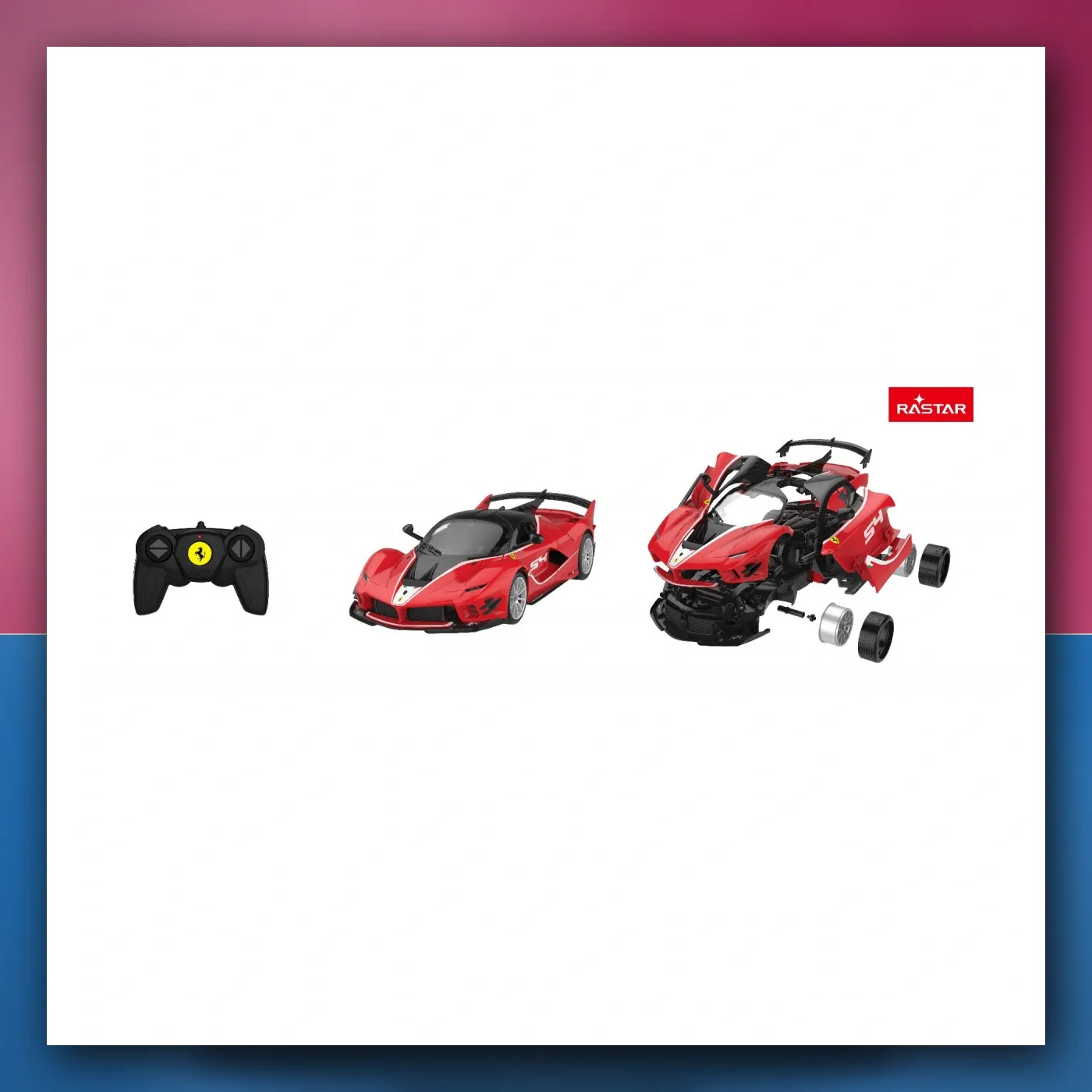 Ferrari FXX-K Evo RASTAR model 1:18 autić na daljinsko upravljanje + daljinski upravljač 2,4 GHz - slika 1