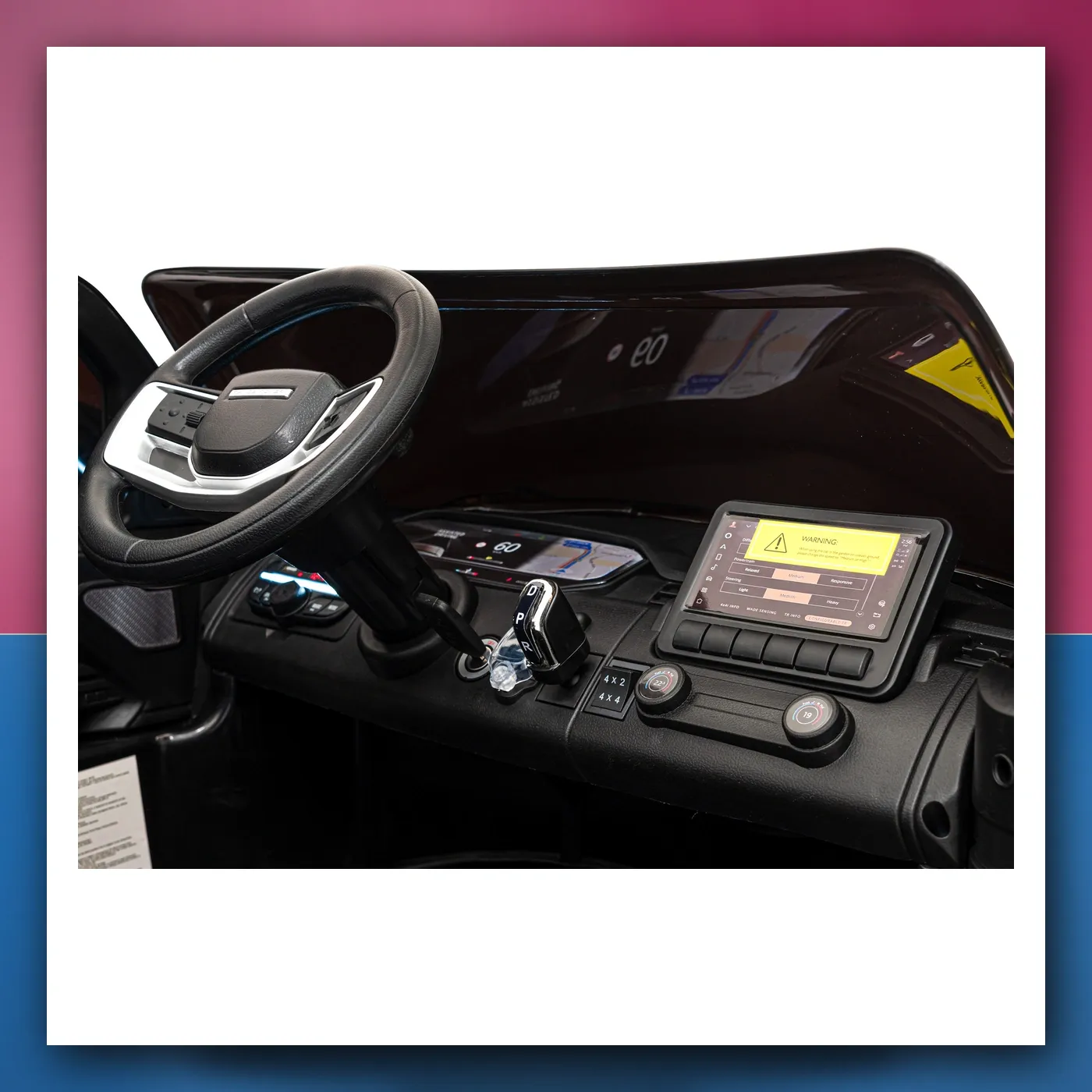 Auto na akumulator Range Rover SUV Lift crni - slika 1