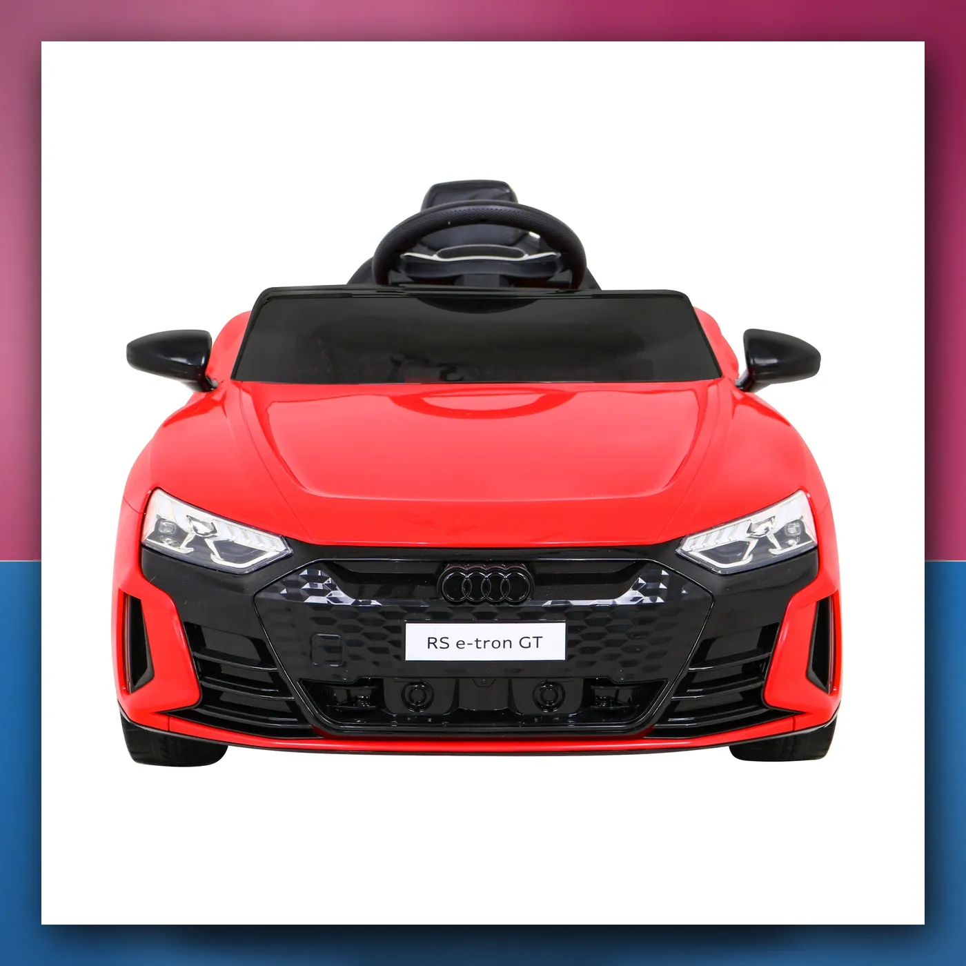Audi RS E - Tron GT na akumulator crveni + Daljinski upravljač + Pogon 4x4 + Radio + MP3 + LED + EVA - slika 1