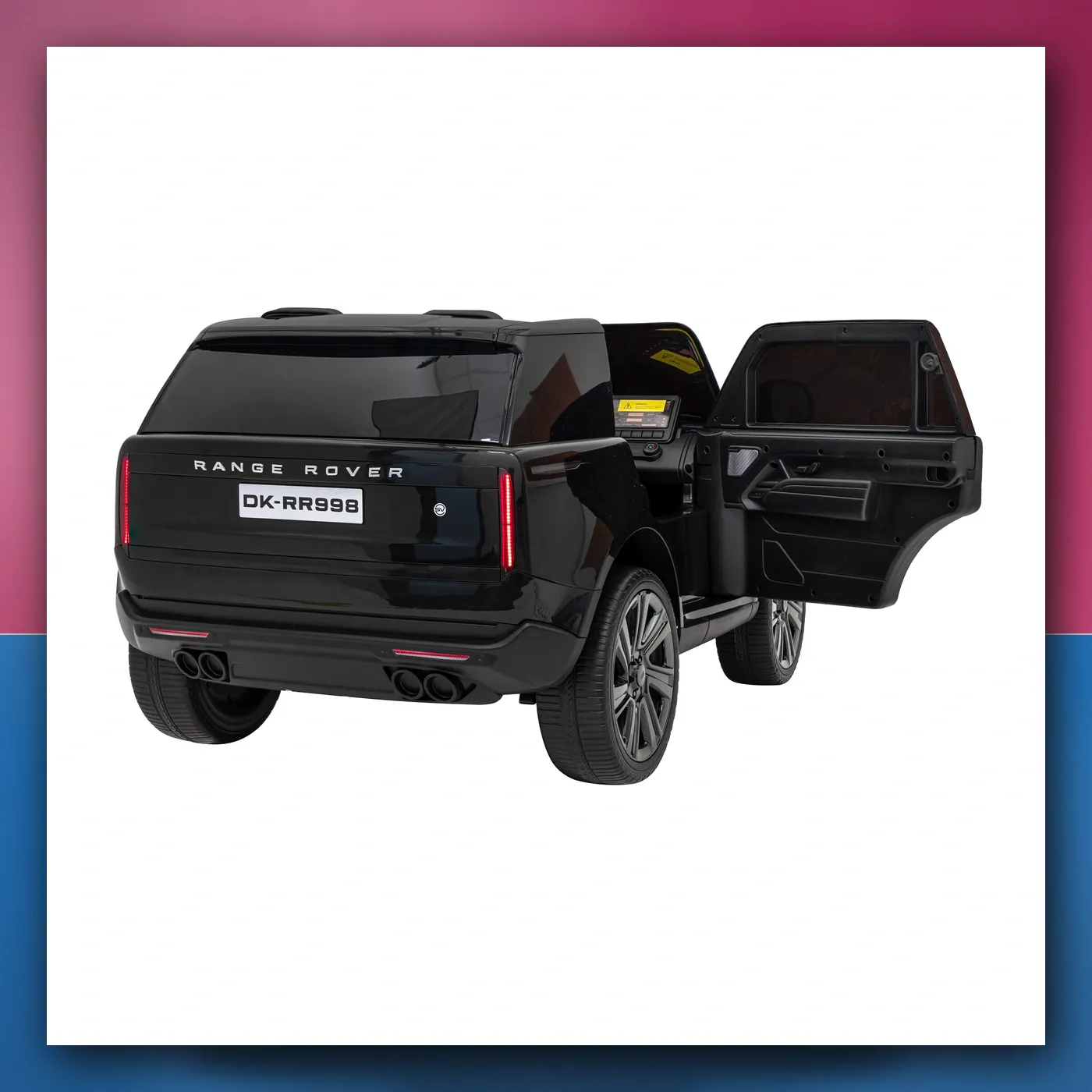 Auto na akumulator Range Rover SUV Lift crni - slika 1