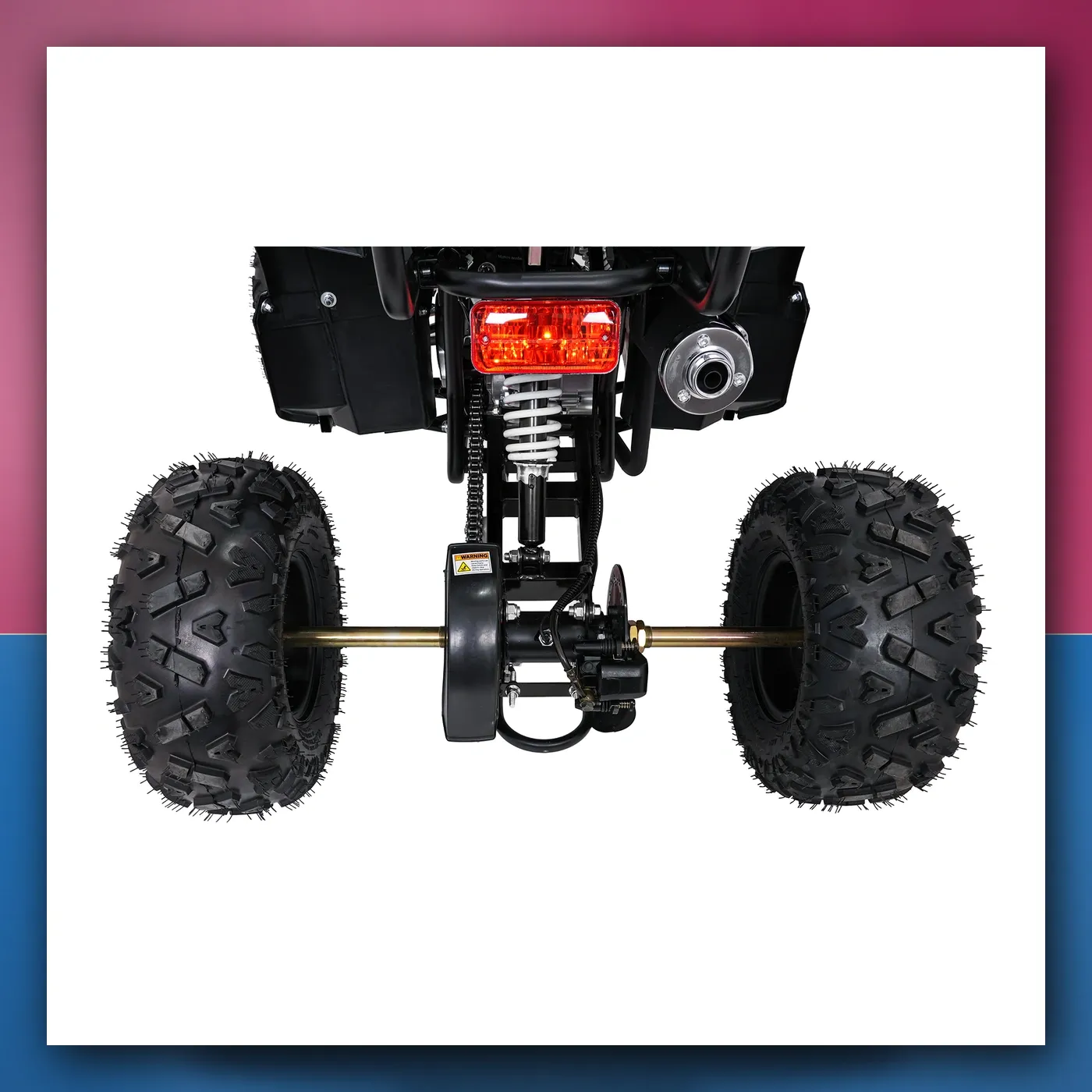 Četverocikl na akumulator Motorni WILDPEAK 110cc crni - slika 1