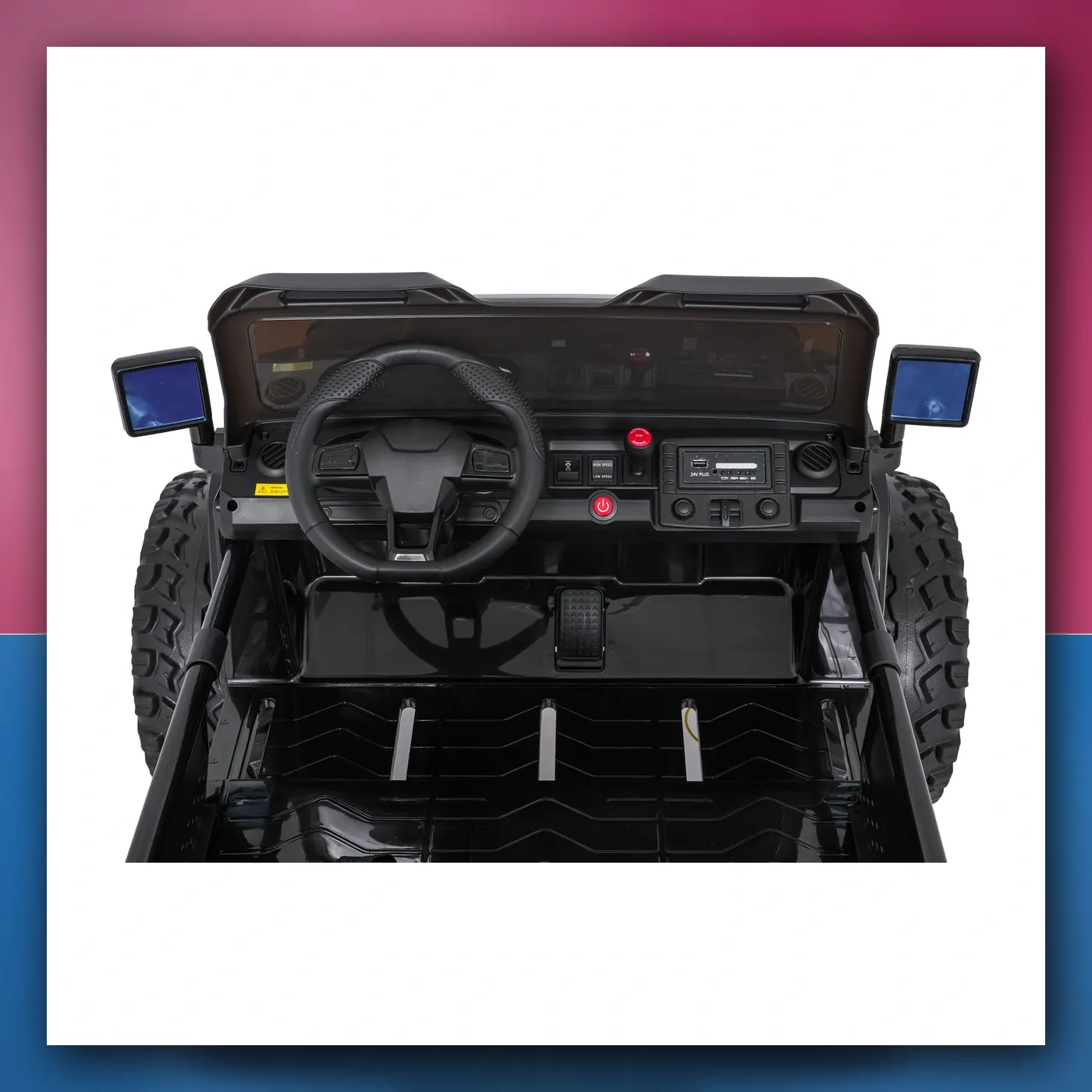 Auto na akumulator Ekstremno Sport 4x4 Varijabla Veličina crni - slika 1