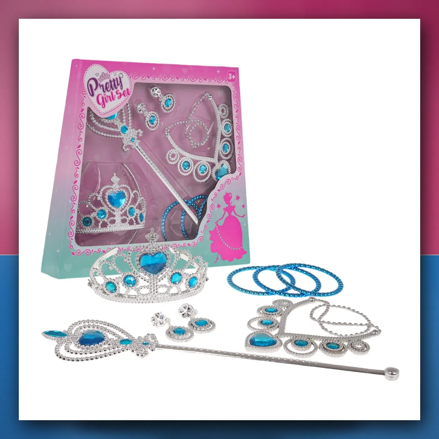 set Za Male Princeze plavi - slika 1
