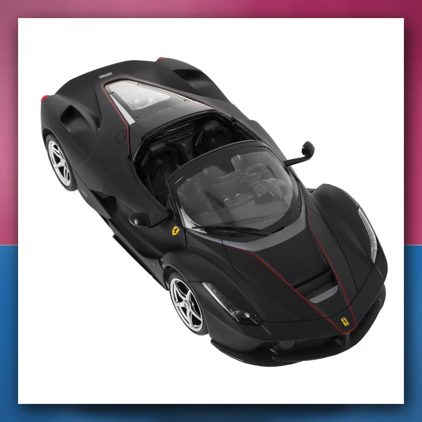 Ferrari LaFerrari Aperta crne RASTAR model 1: 14 Auto na daljinsko upravljanje + daljinski upravljač 2, 4 GHz - slika 1