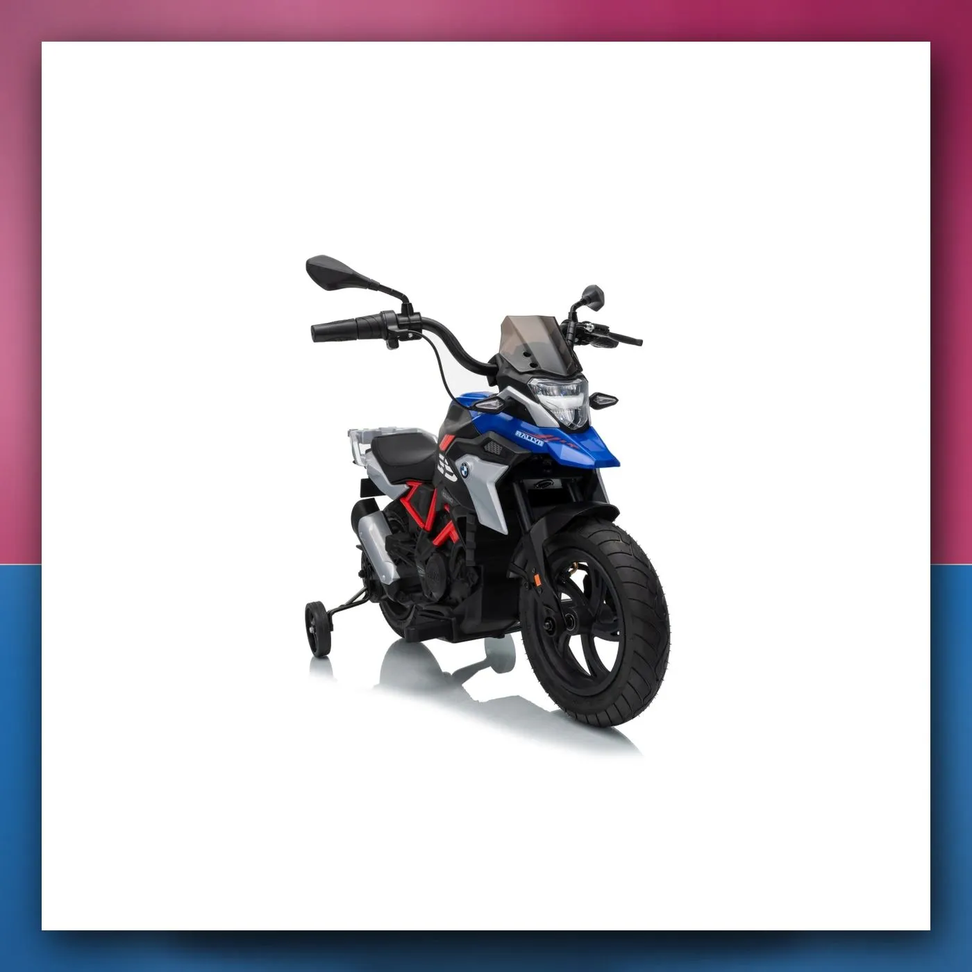 Motocikl na akumulator BMW G310GS plavi - slika 1