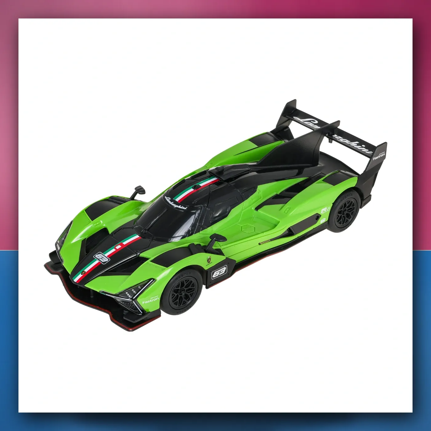 Automobil na daljinsko upravljanje Lamborghini SC63 1:24 zeleni RASTAR - slika 1