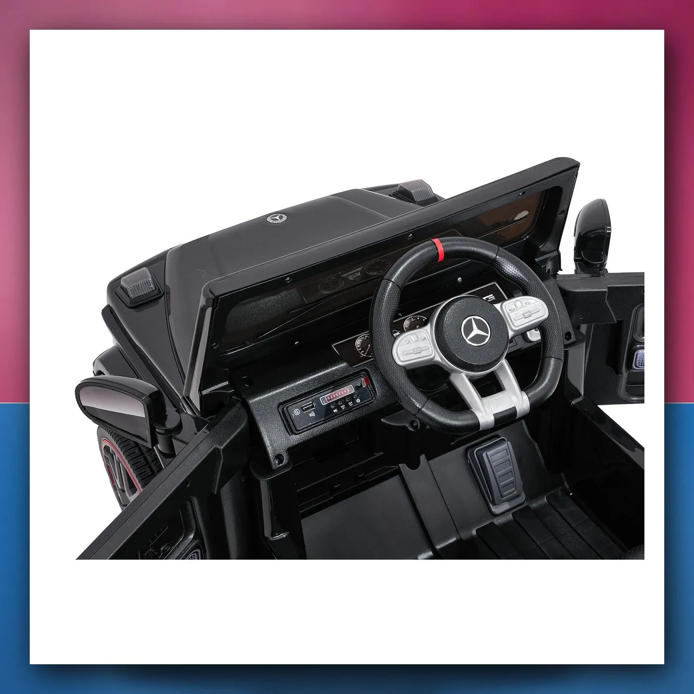 Auto na akumulator Mercedes G63 AMG LIFT crni - slika 1