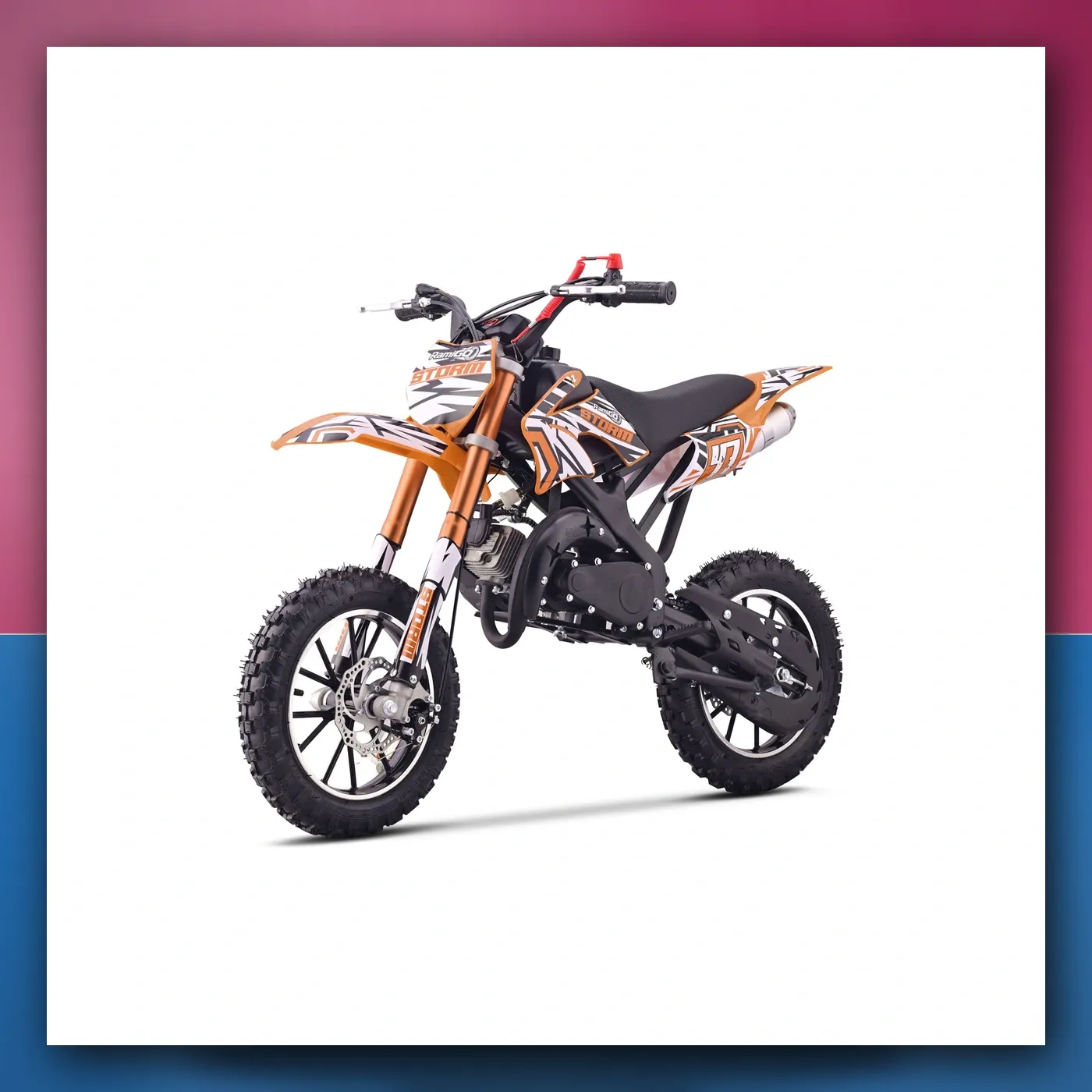 Motor na akumulator Motorni 49CC STORM narančasti - slika 1