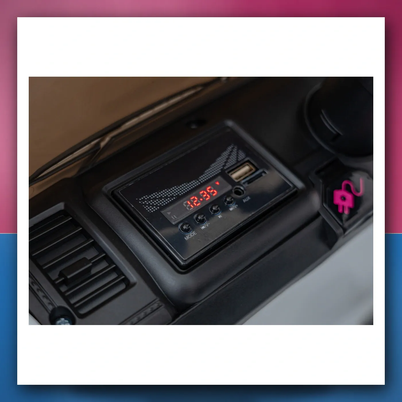 Auto na akumulator Off Cesta PLANINA bijeli - slika 1
