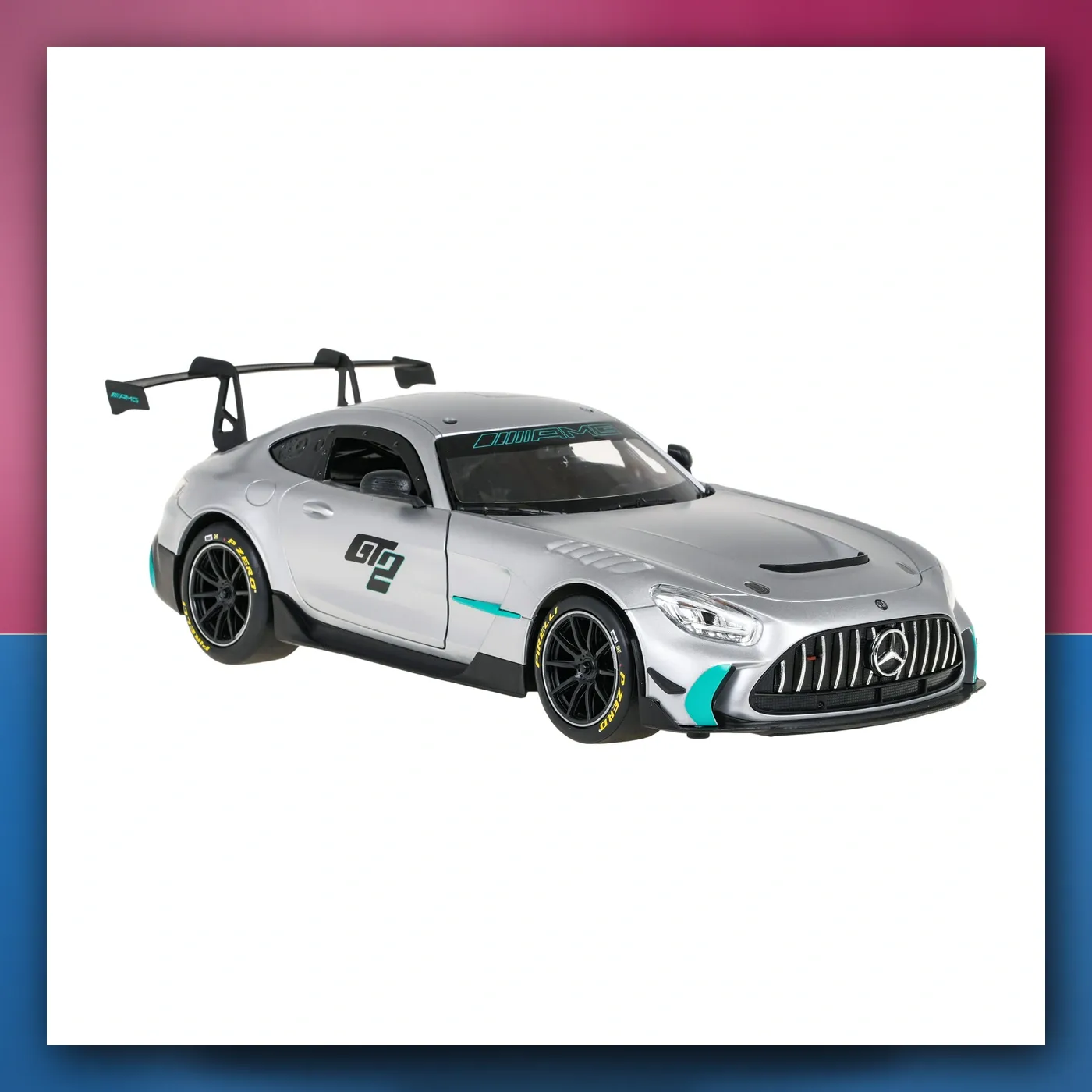 RC autić 1: 14 Mercedes - AMG GT2 Siv RASTAR - slika 1