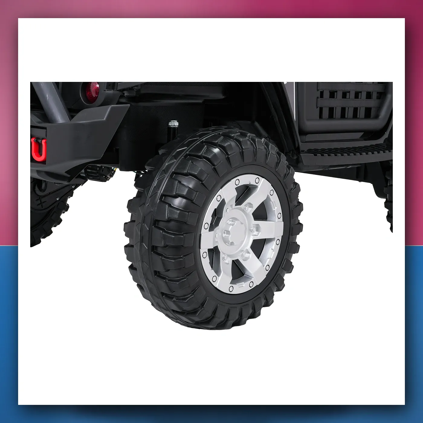 Auto na akumulator Jeep ZVIJER 4x4 crni - slika 1