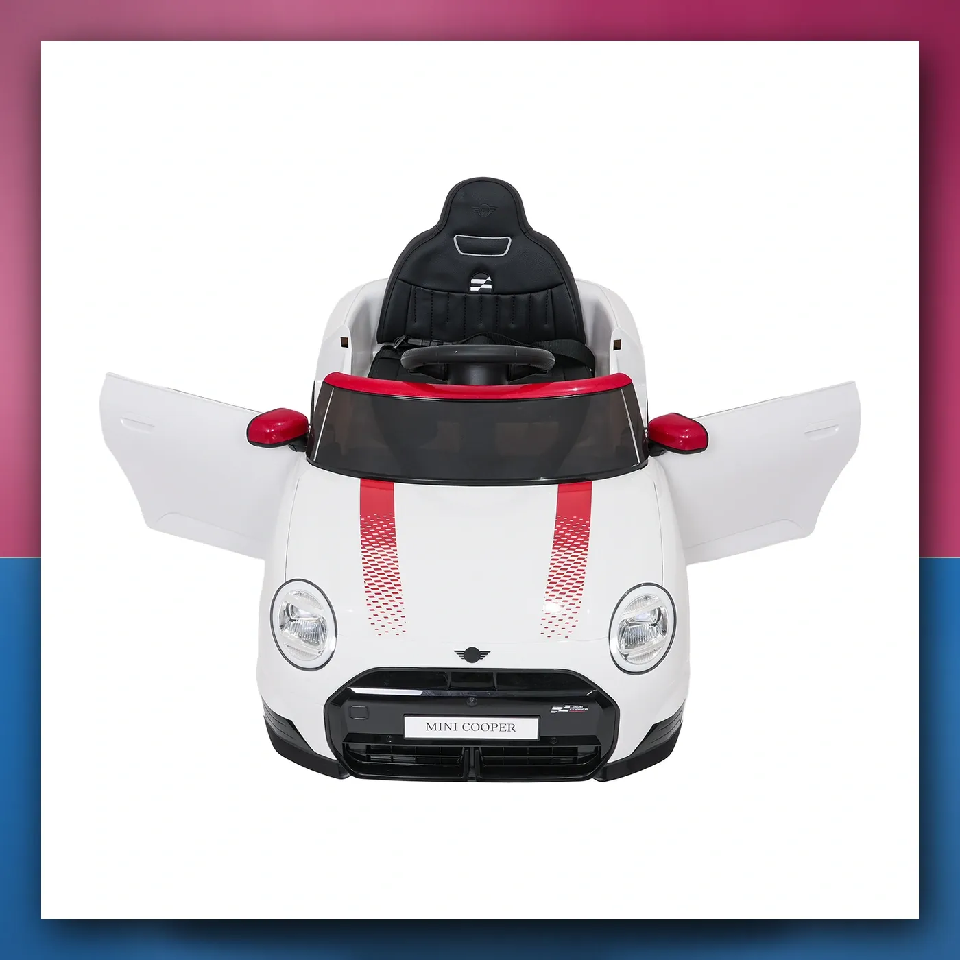 Auto na akumulator Mini Cooper bijeli - slika 1