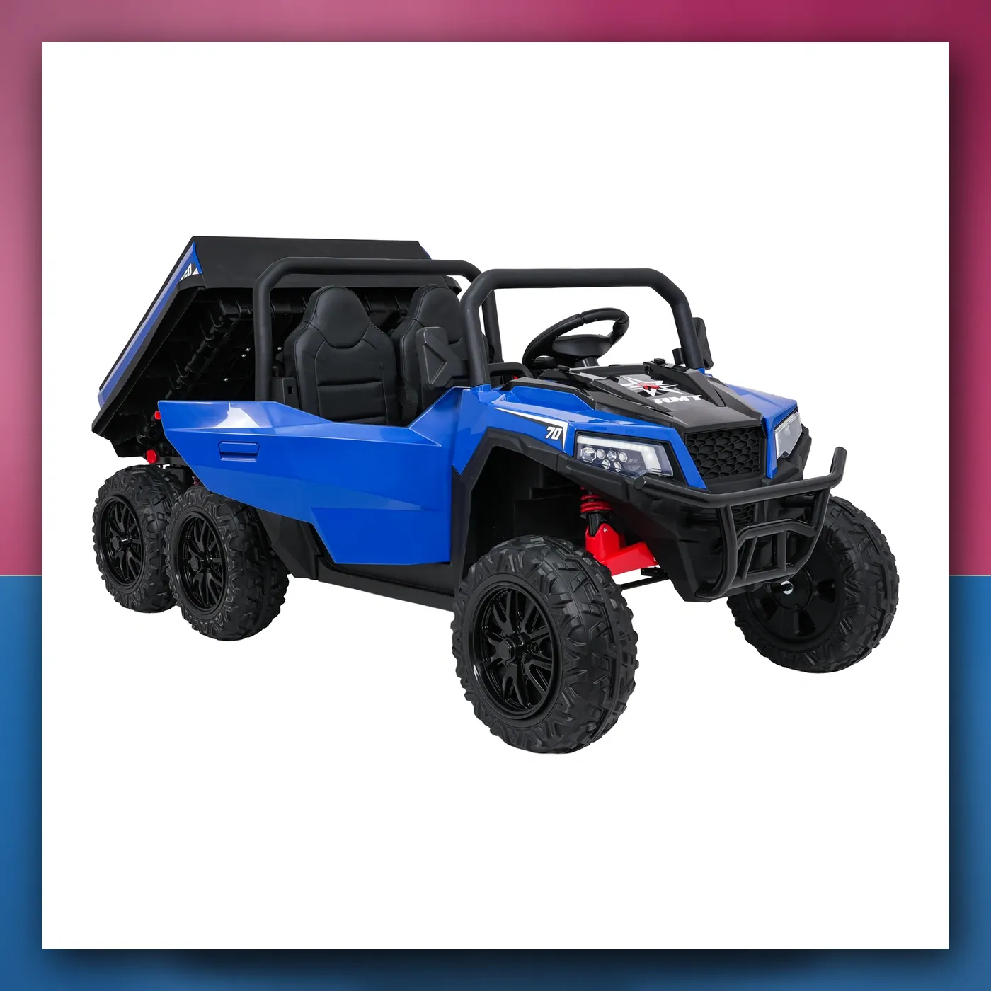 Auto na akumulator Farmer Kamion X - SNAGA plavi - slika 1