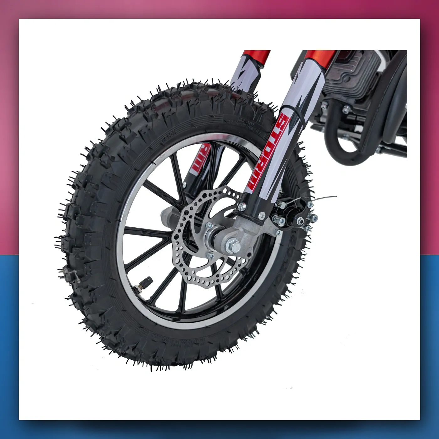 Motor na akumulator Motorni 49CC STORM crveni - slika 1