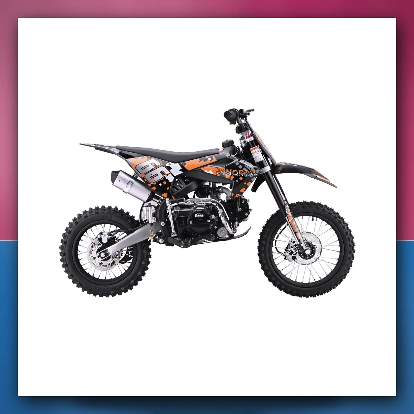 Motor na akumulator Motorni 110CM IMMORTAL narančasti Križ - slika 1