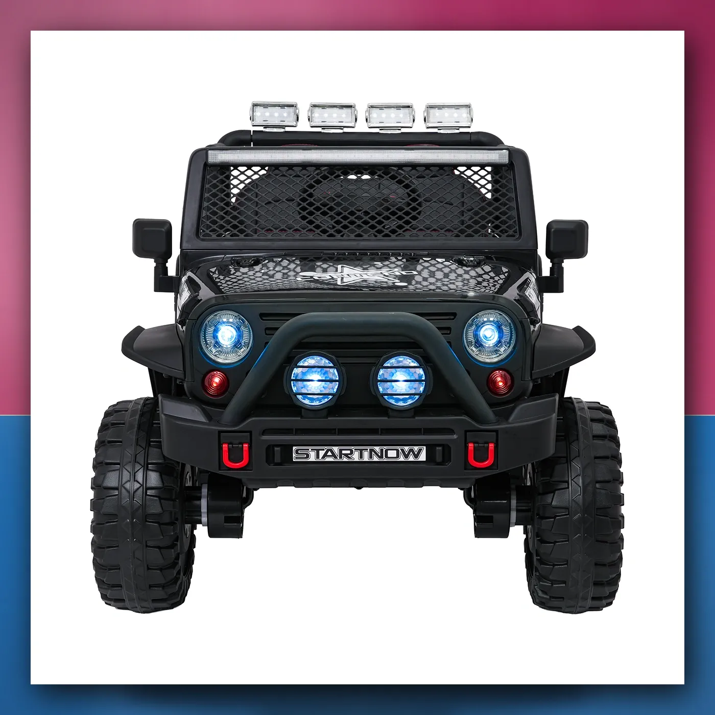 Auto na akumulator Jeep ZVIJER 4x4 crni - slika 1