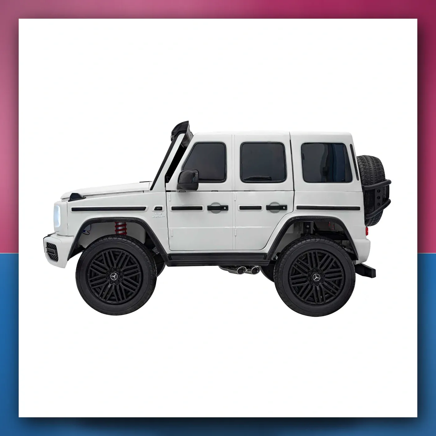 Auto na akumulator Mercedes Benz G63 AMG XXL STRONG bijeli - slika 1