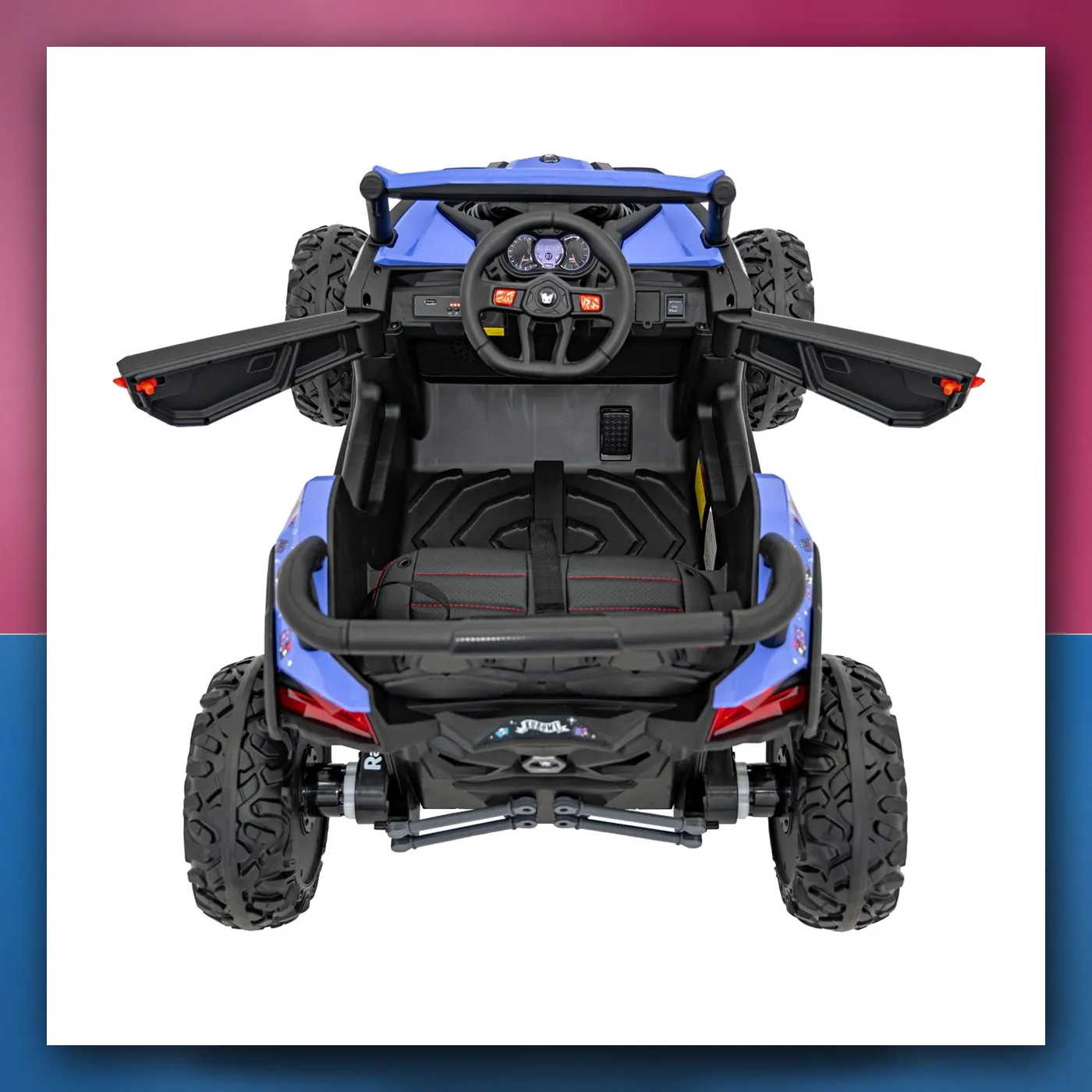 Buggy na akumulator ATV braniti 4x4 Ljubičasti Licenca KUROMI - slika 1