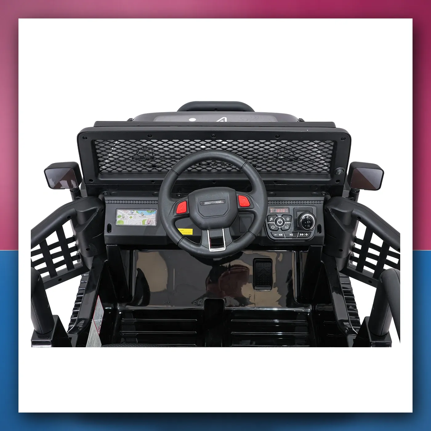 Auto na akumulator Jeep ZVIJER 4x4 crni - slika 1