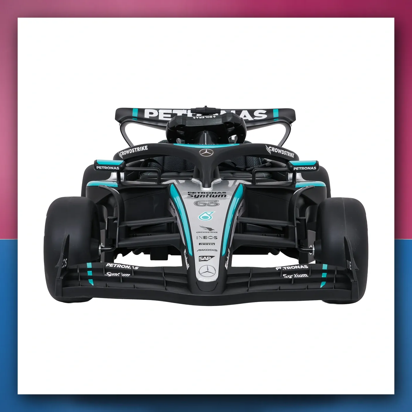 Bolid na akumulator Mercedes-AMG PETRONAS F1 crni s daljinskim upravljačem