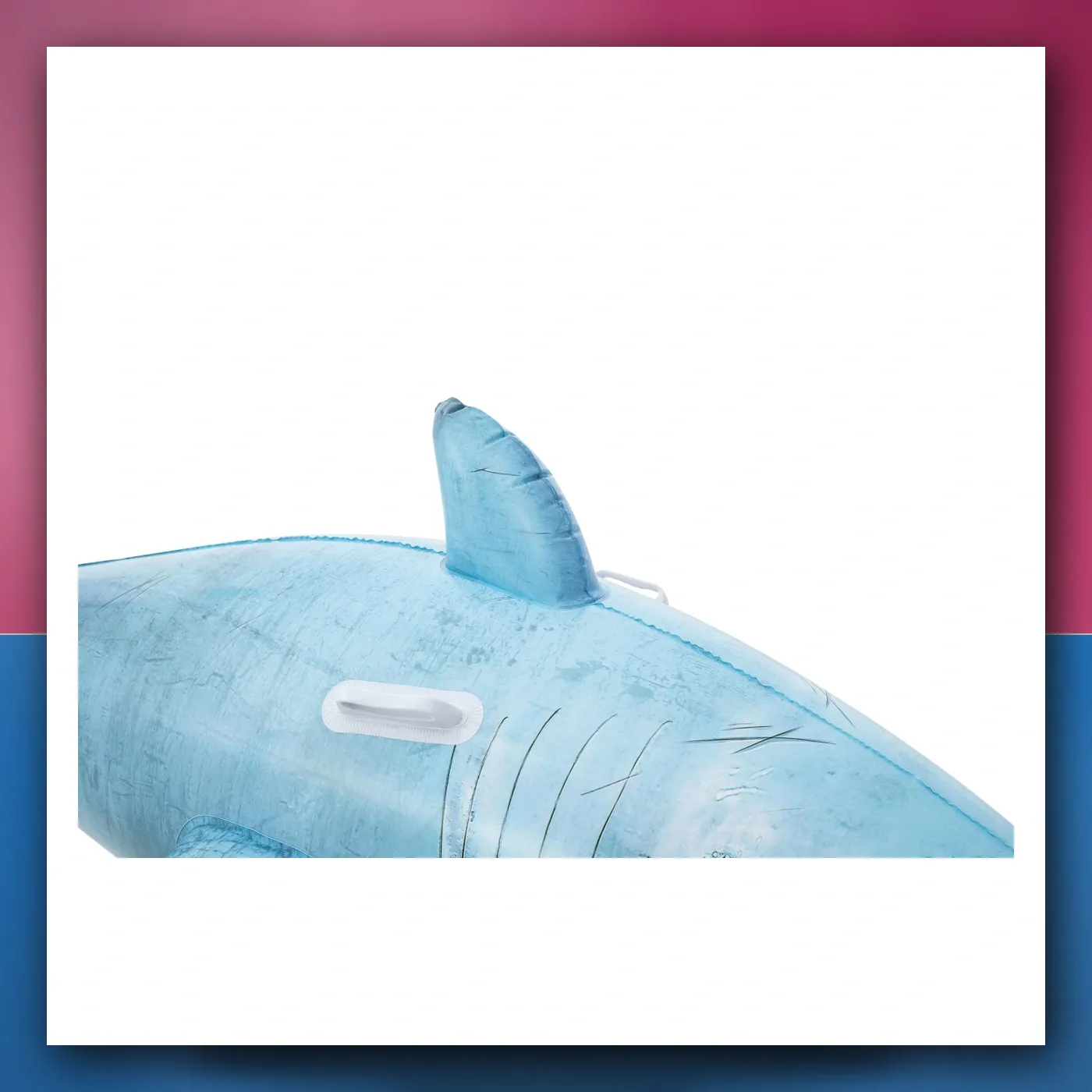 Madrac naduvani Megalodon do plivanje za djecu 3 + BESTWAY 183x102cm + 2 držači - slika 1