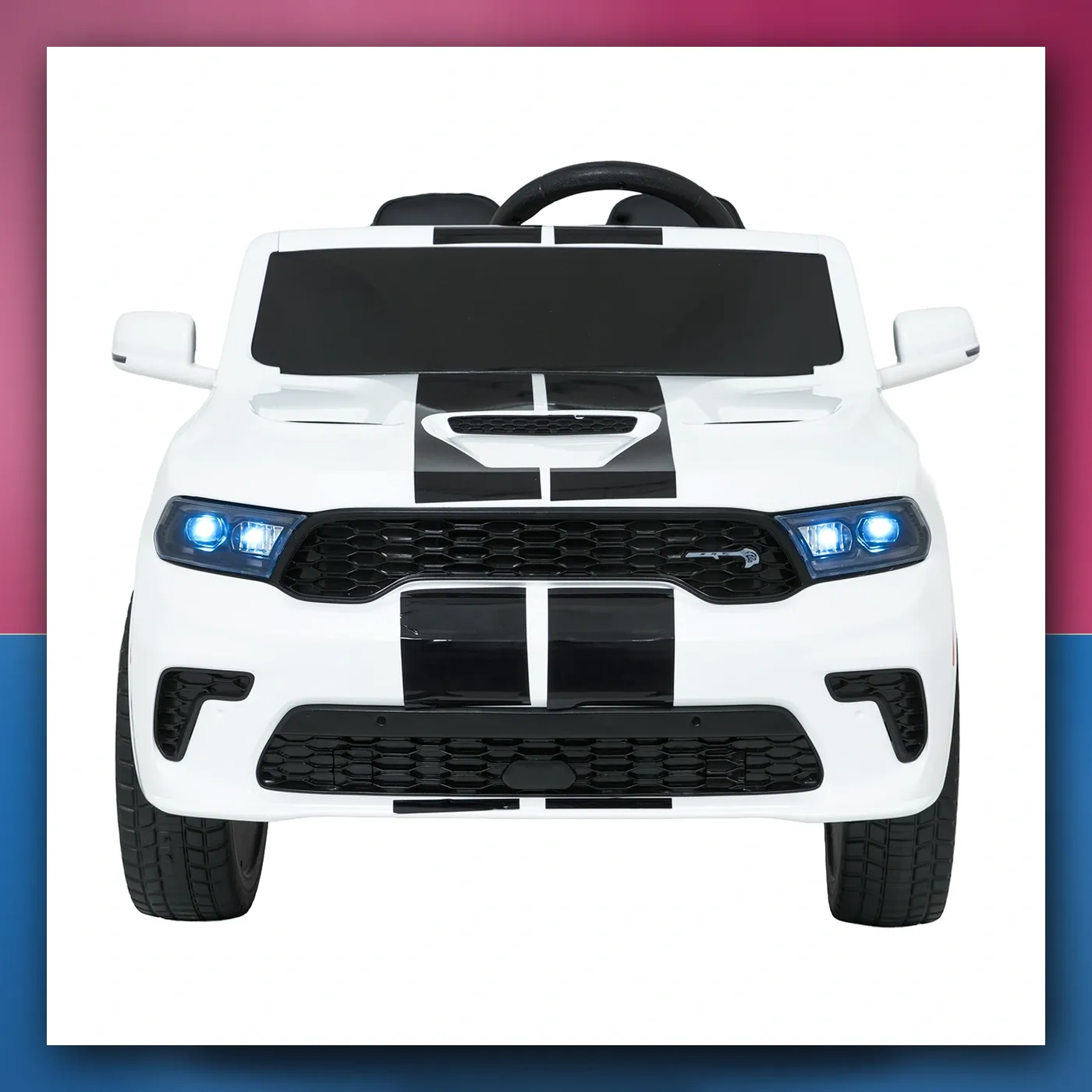 Auto na akumulator Dodge Durango bijeli - slika 1