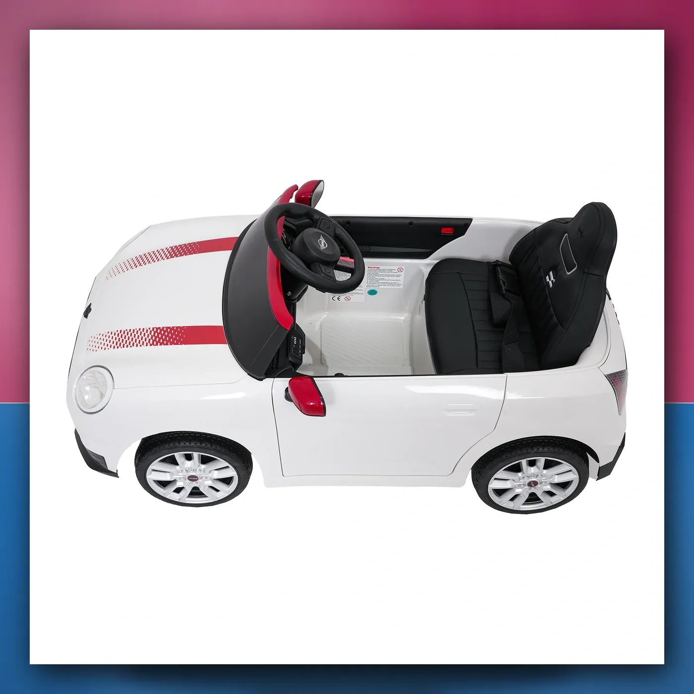 Auto na akumulator Mini Cooper bijeli - slika 1