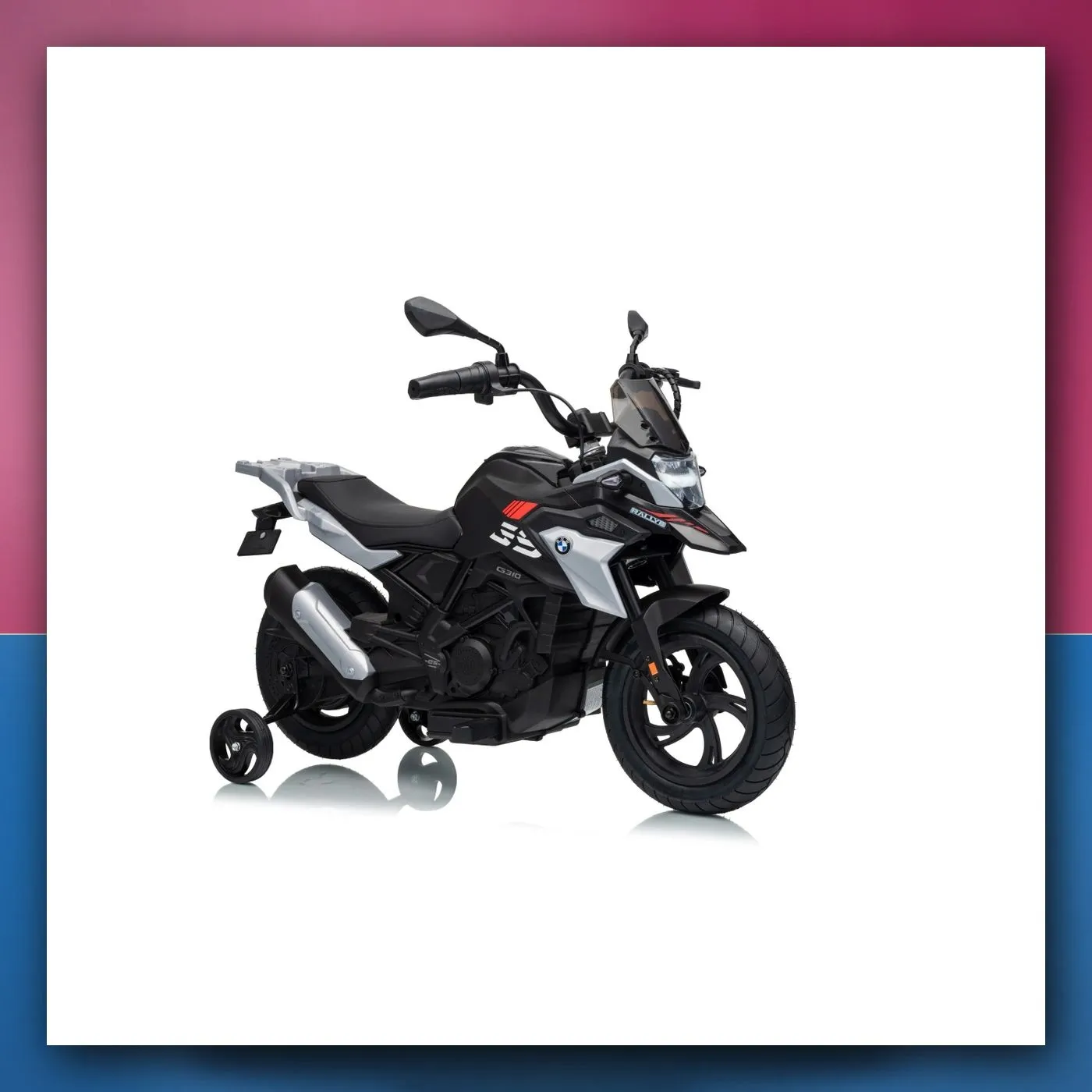 Motocikl na akumulator BMW G310GS crni - slika 1