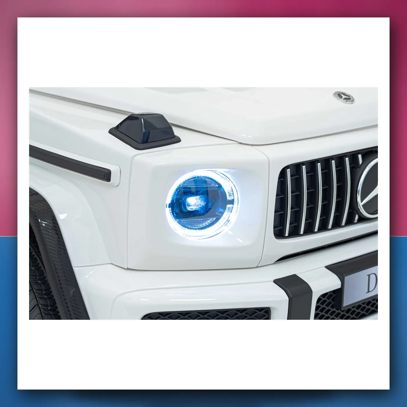 Auto na akumulator Mercedes Benz G63 AMG XXL STRONG bijeli - slika 1