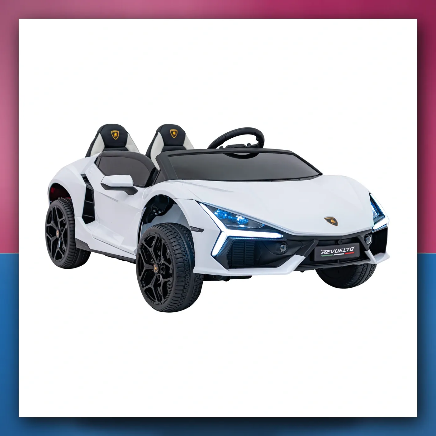 Auto na akumulator Lamborghini Revuelto XL bijeli - slika 1