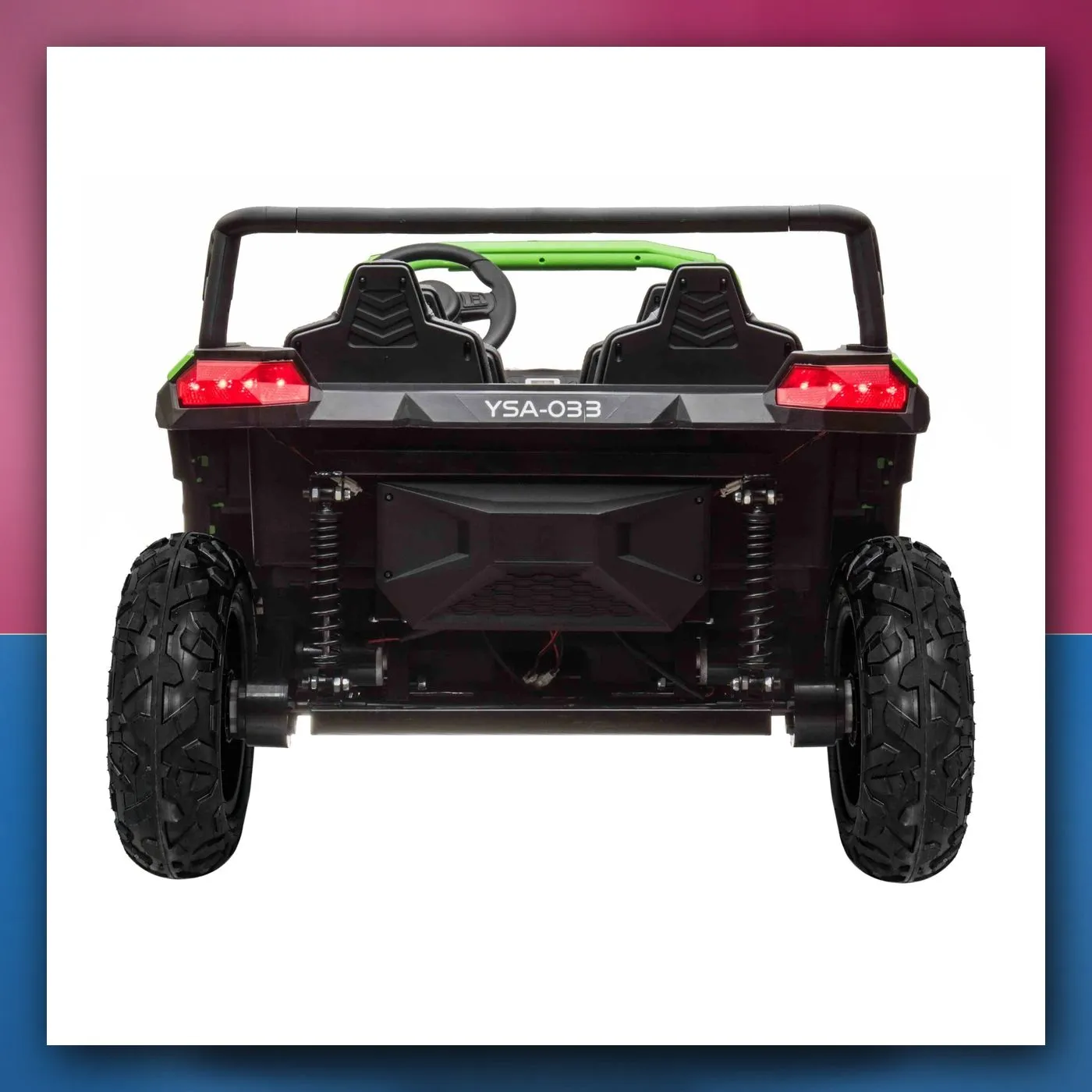 Buggy ATV RACING UTV2000 za 4 osobe na akumulator s Li-ion baterijom, zeleni