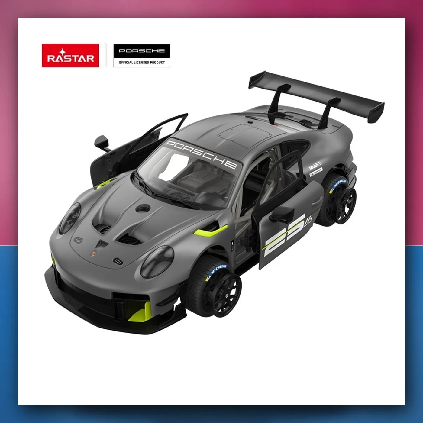 R/C Porsche 911 GT2 RS Clubsport 25 Building Kit 1:18 RASTAR