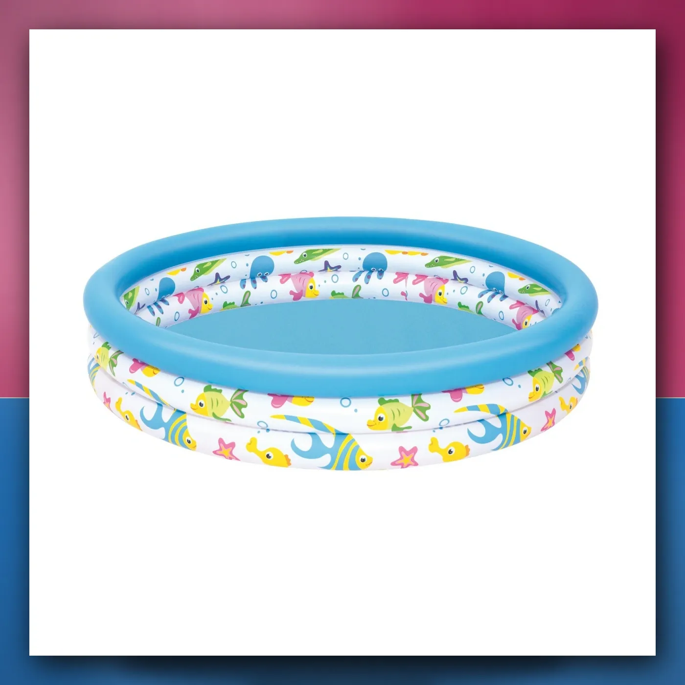 BESTWAY dječji napuhujući bazen Ribice 122 x 25 cm