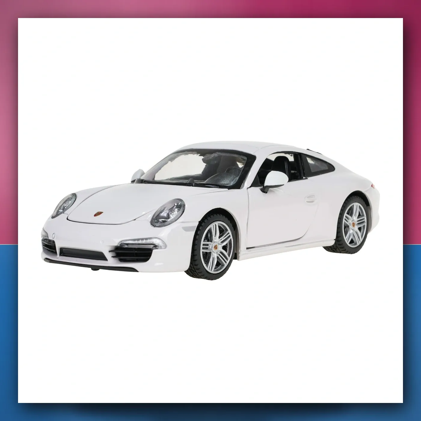 Metalni automobil Porsche 911 1:24 bijeli RASTAR